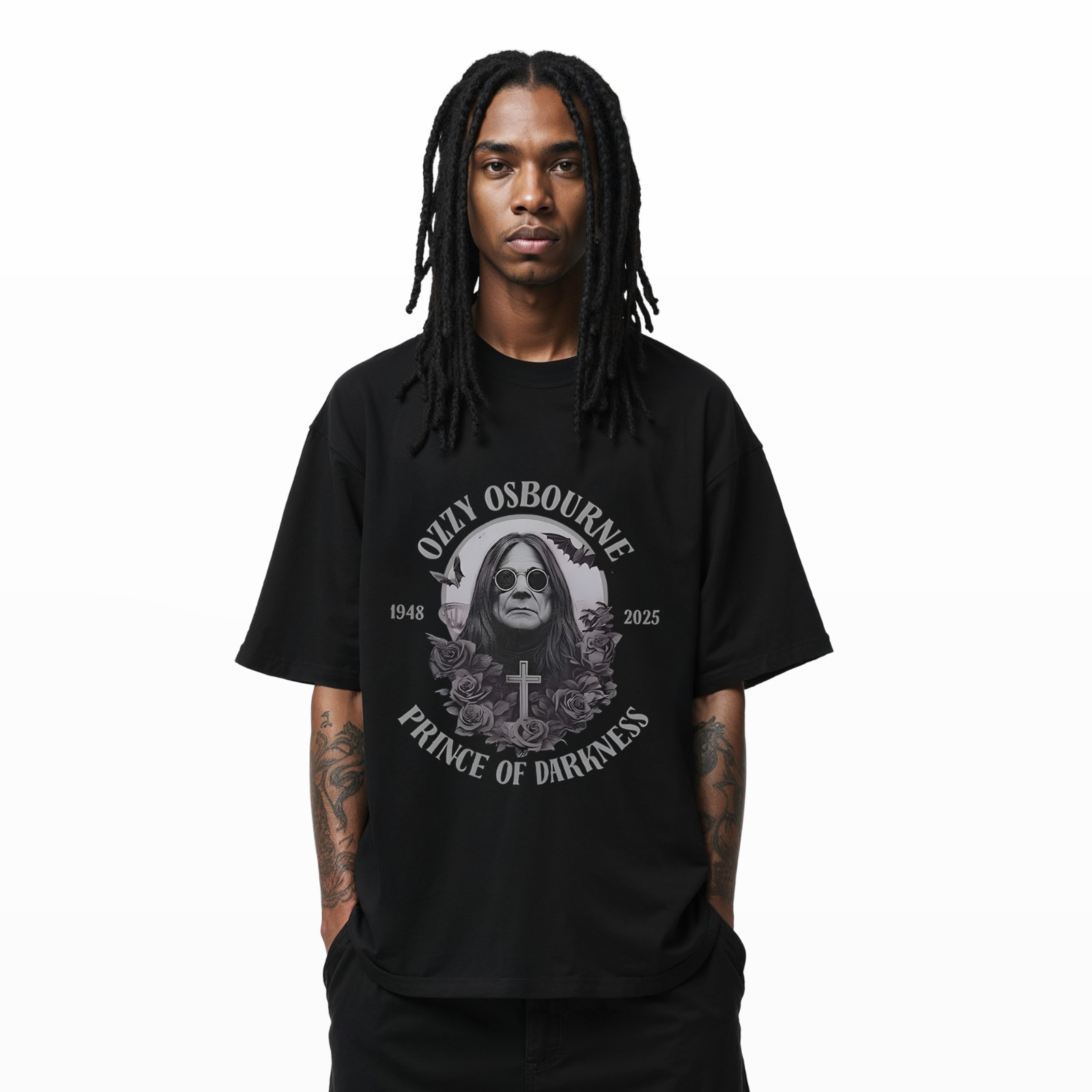 Ozzy Osbourne Prince of Darkness T-Shirt – Vintage Rock Tribute Tee A244