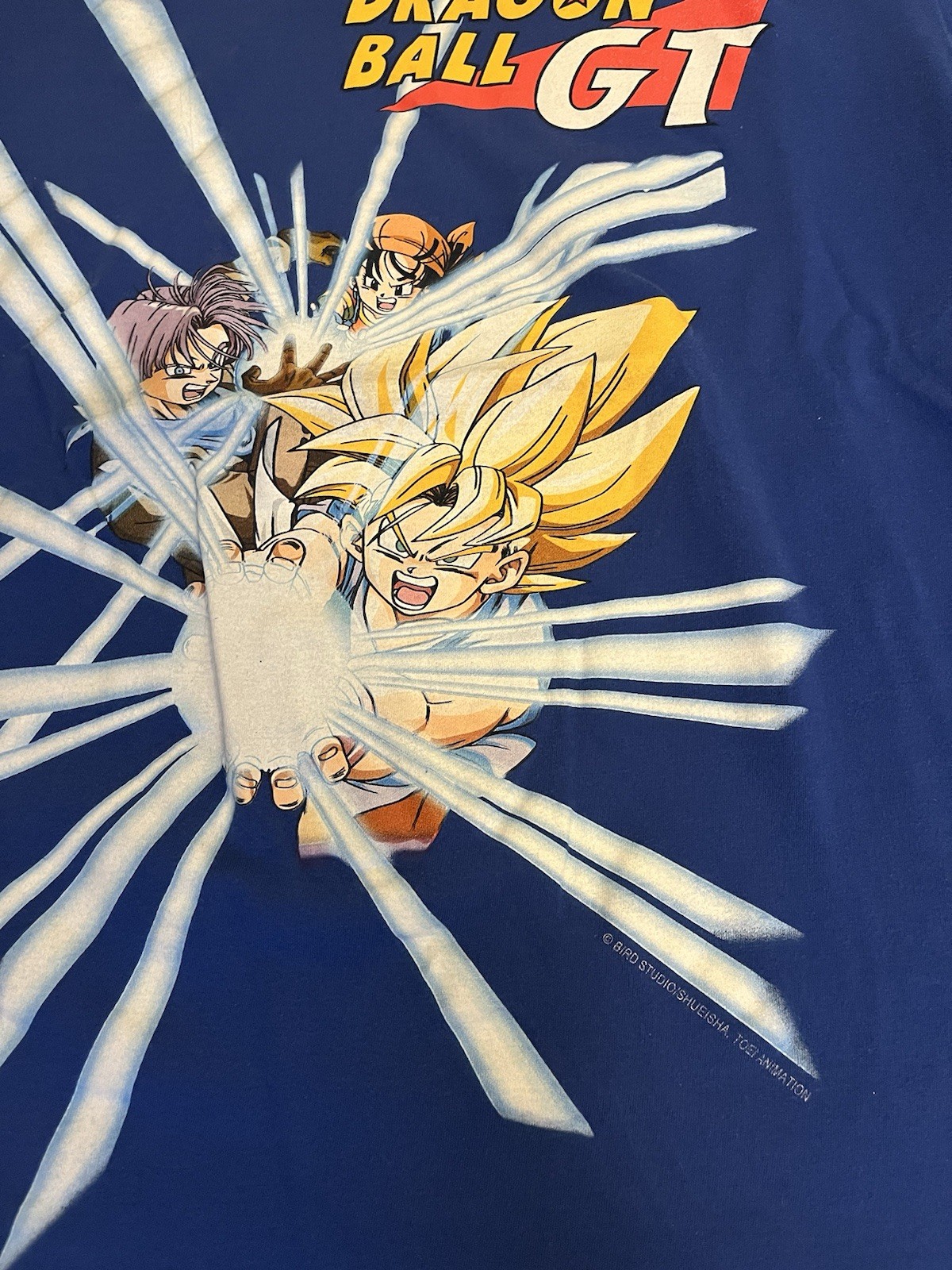 SOL’S Regent Dragon Ball GT Goku Trunks Pan Blue Graphic T-Shirt Men’s M