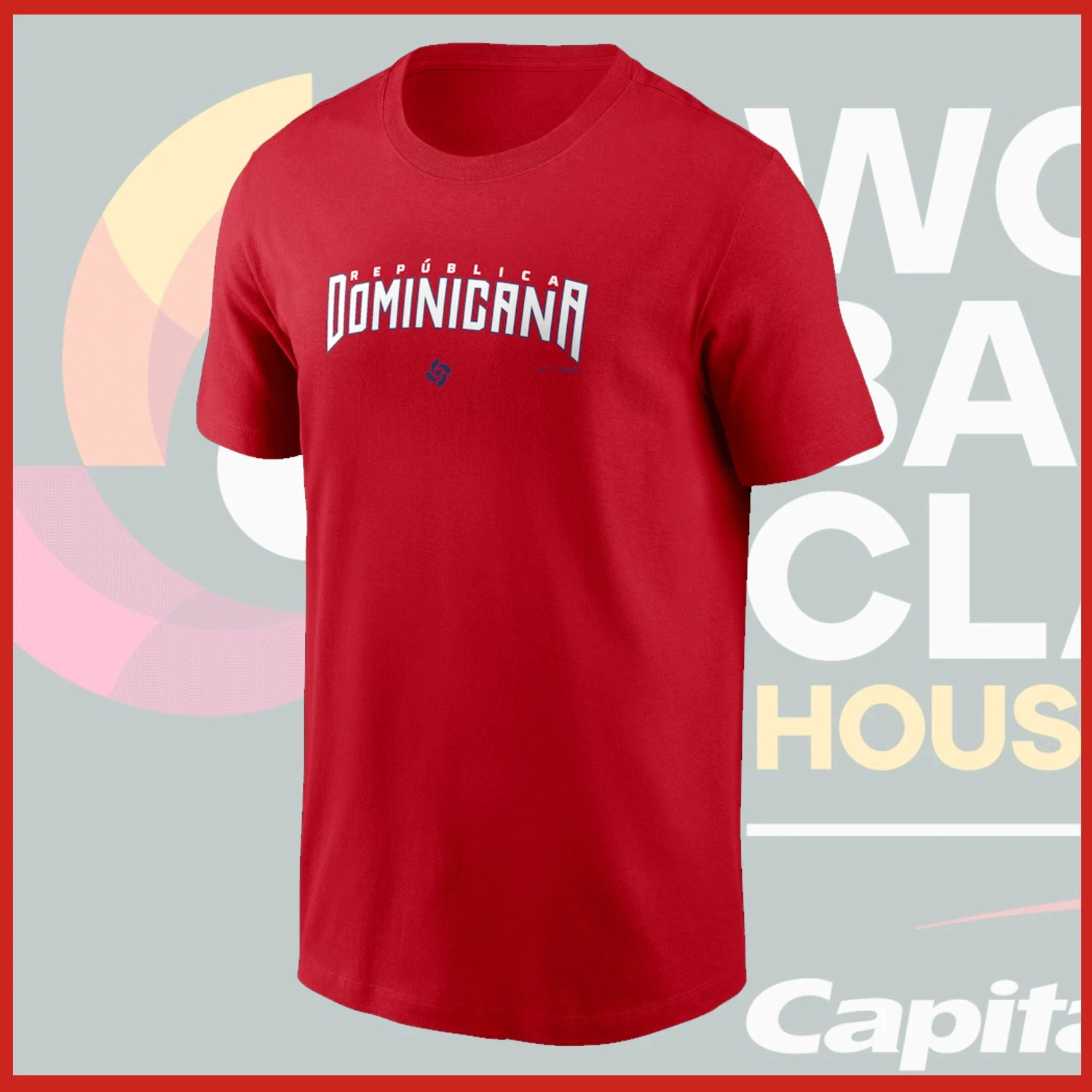 NEW!!! Dominican Republic Baseball 2026 World Baseball Classic T-Shirt Reprint