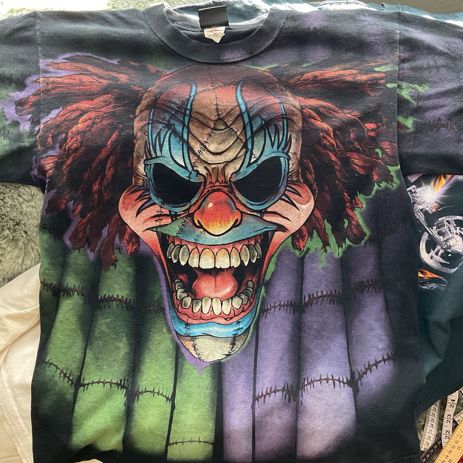 Clown T-shirt, Liquid Blue