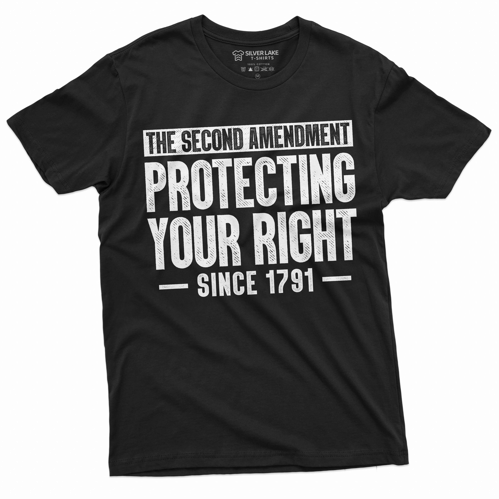 2nd Amendment protecting your rights since 1791 T-shirt second gun rights tee