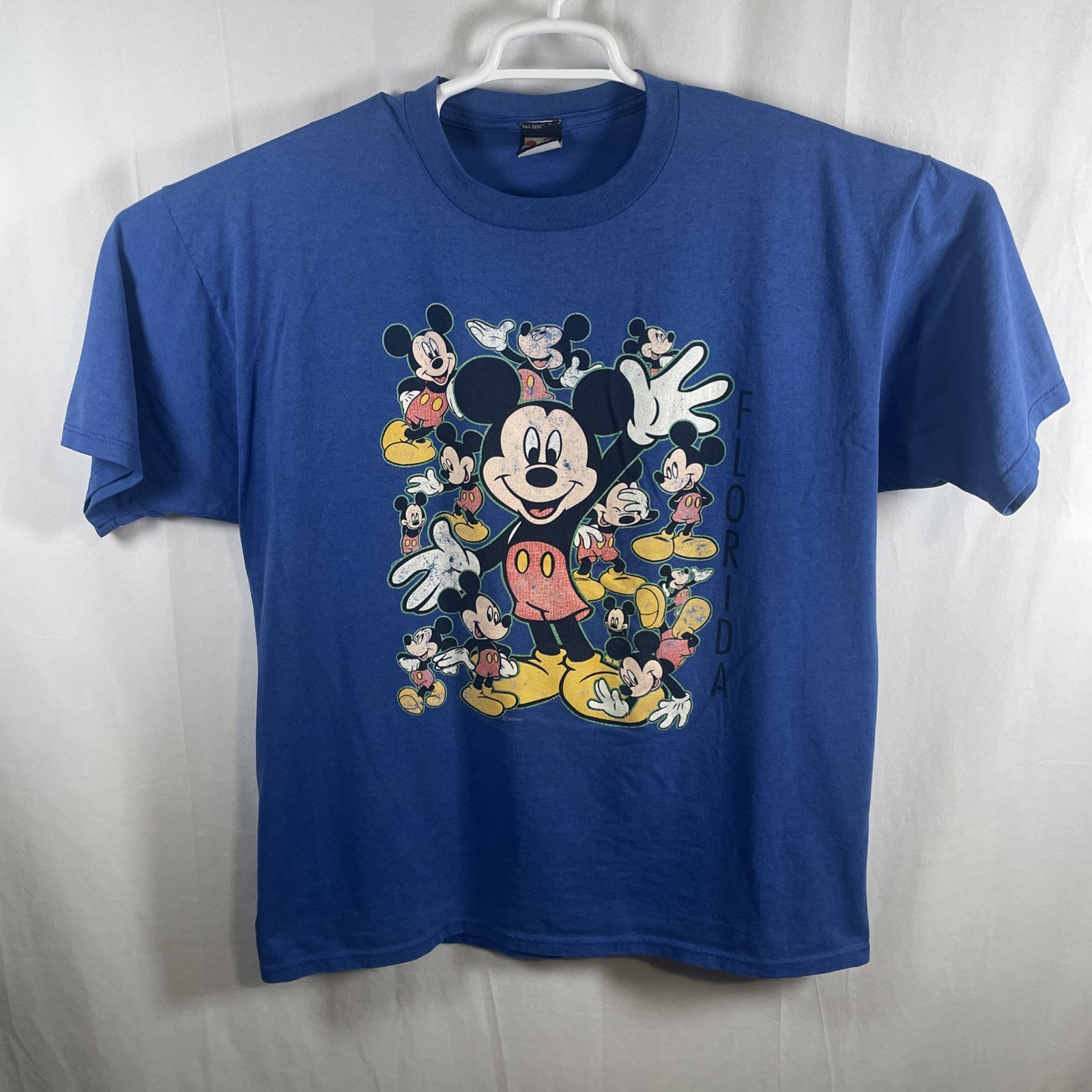 Vintage Disney Mickey Unlimited T-shirt Men’s XXL Blue Florida 90s Mickey Mouse