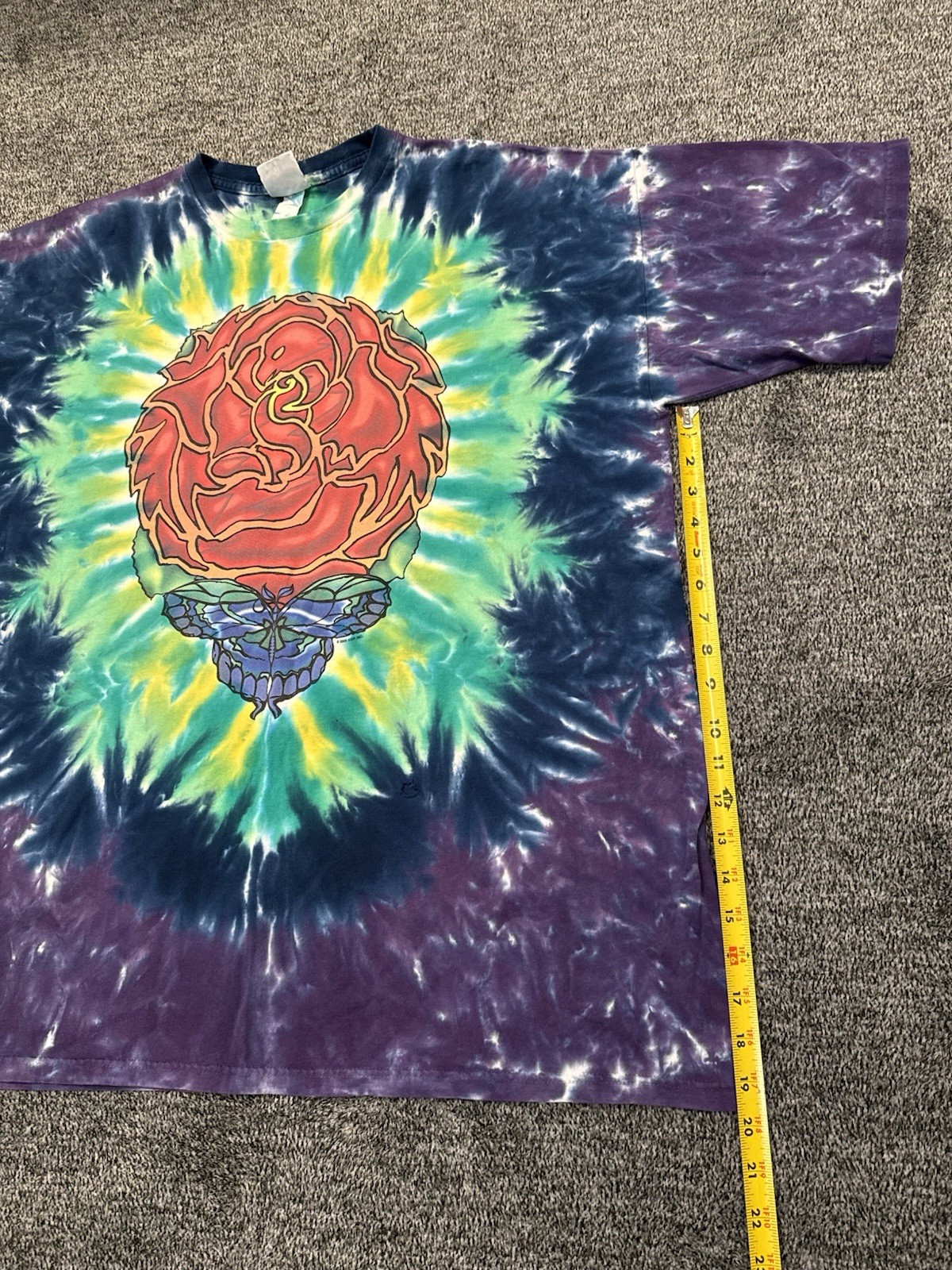 VTG Grateful Dead The Other Ones Further Liquid Blue T-Shirt Tie-Dye Men Size XL