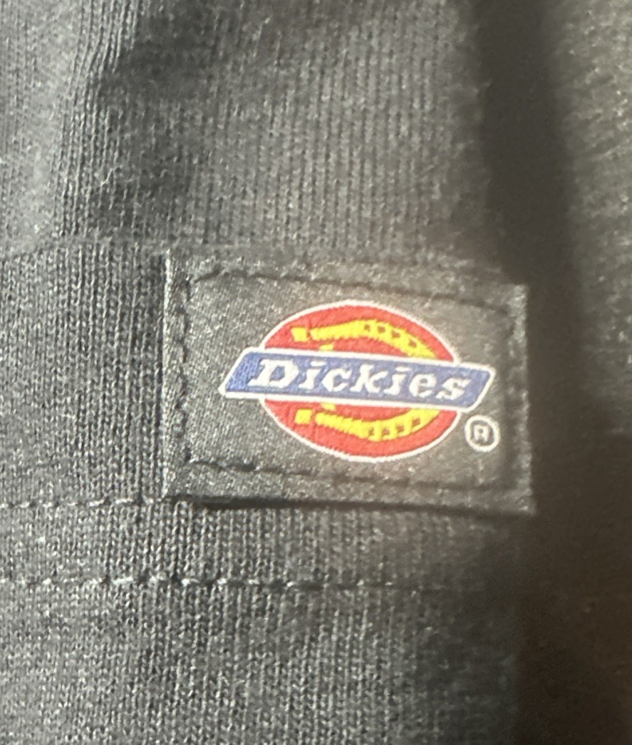 Dickies Long Sleeve Heavyweight Pocket Tee. Dickies Pocket T WL450, Black XLT