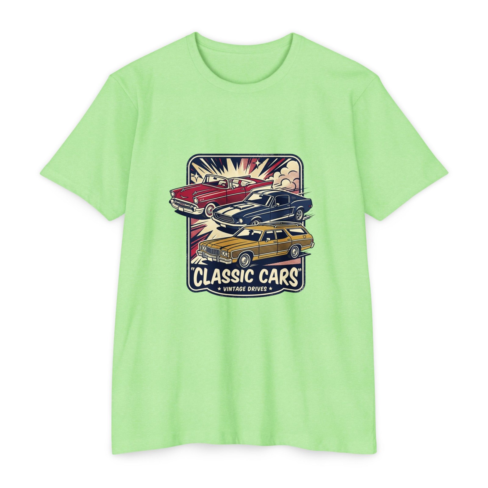 Classic Cars Graphic Tee | Vintage Automobile T-shirt
