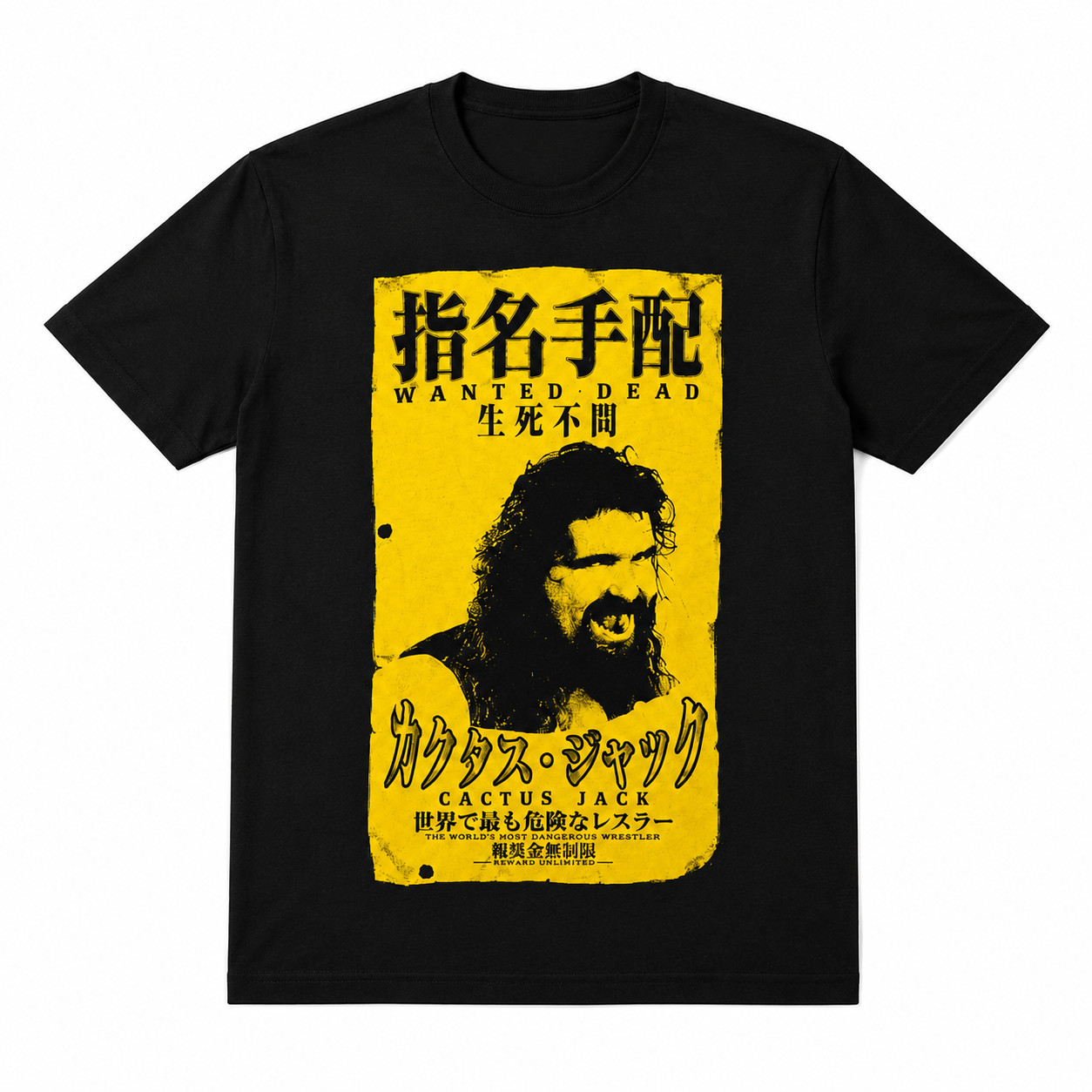 Cactus Jack Wanted Dead Japanese Shirt