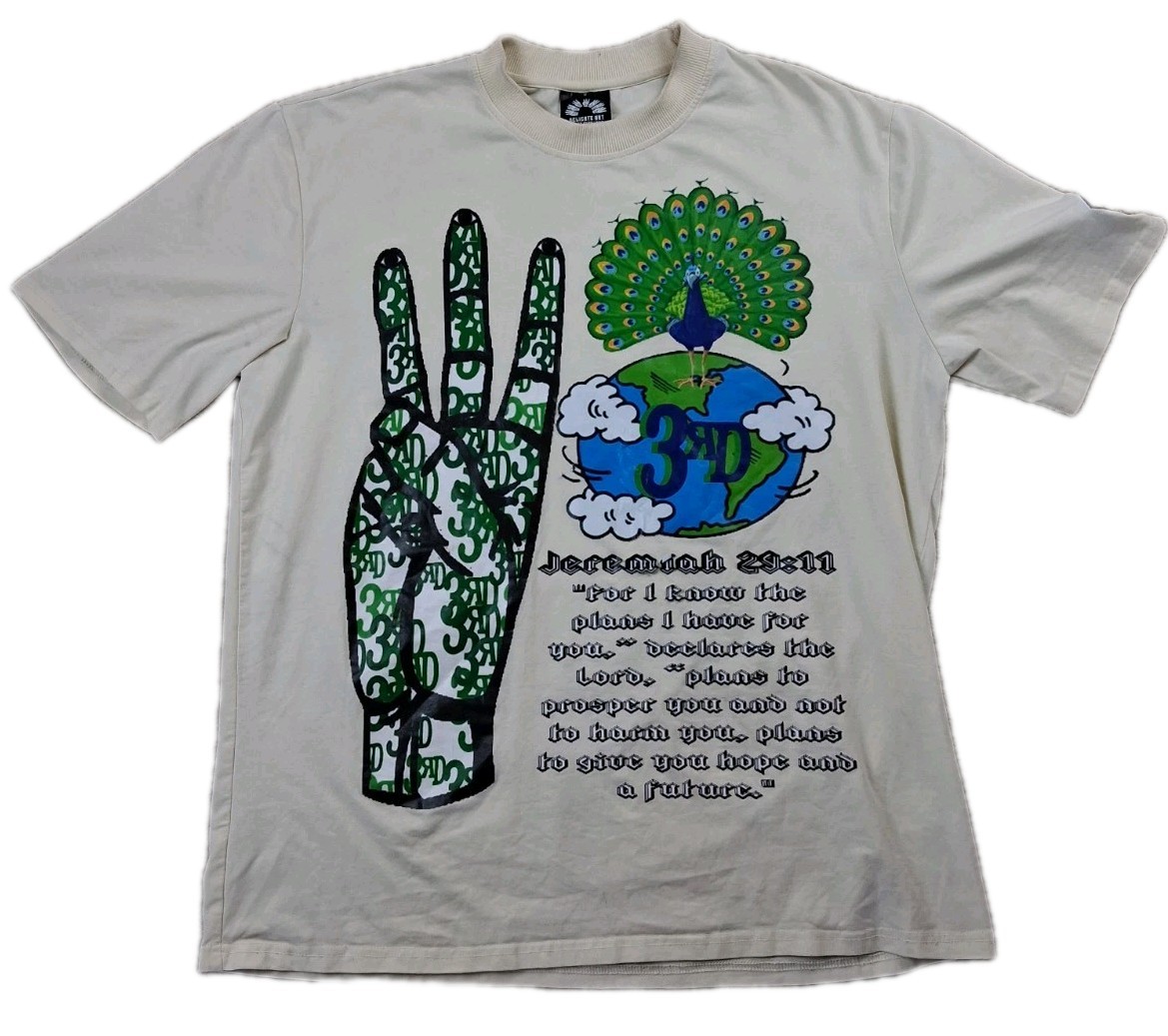Third Art Design Studios Rare T Shirt By Brent Yancy 3rd Tour Tee Size Medium