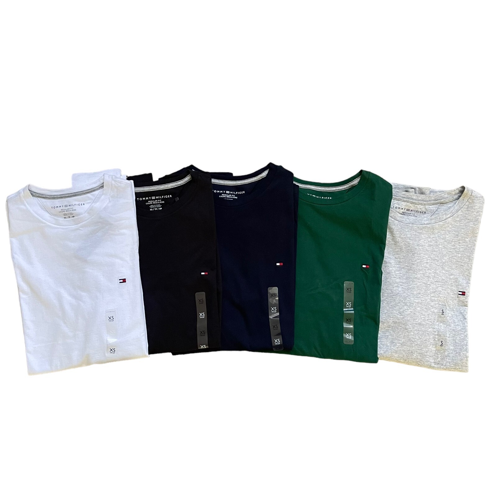 NWT Tommy Hilfiger Men’s Flag Logo All Cotton Regular Fit Long Sleeve T-Shirt