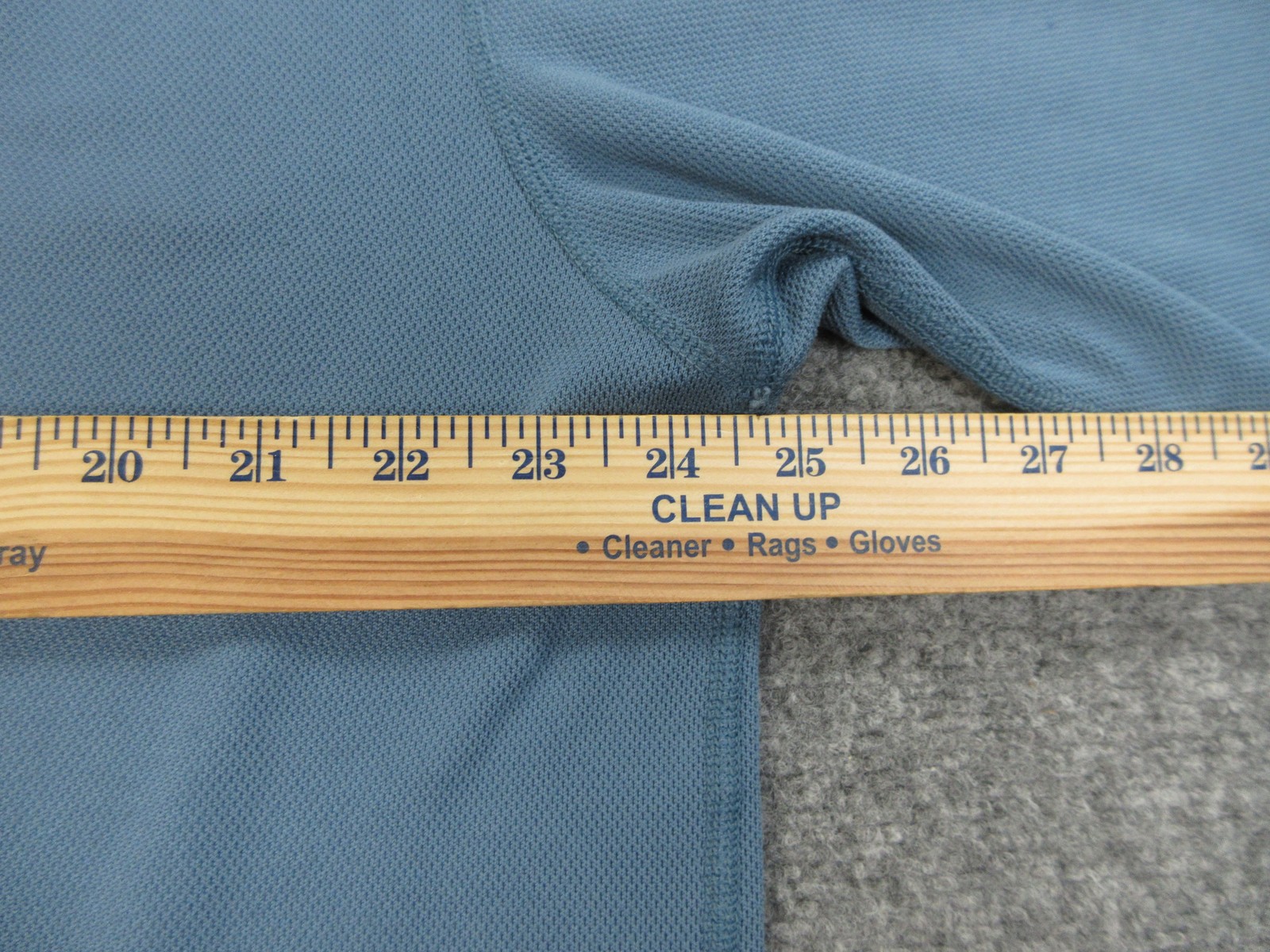 Eastern Mountain Sports Pullover Mens XL Blue Techwick Quarter Zip Hiking Shirt