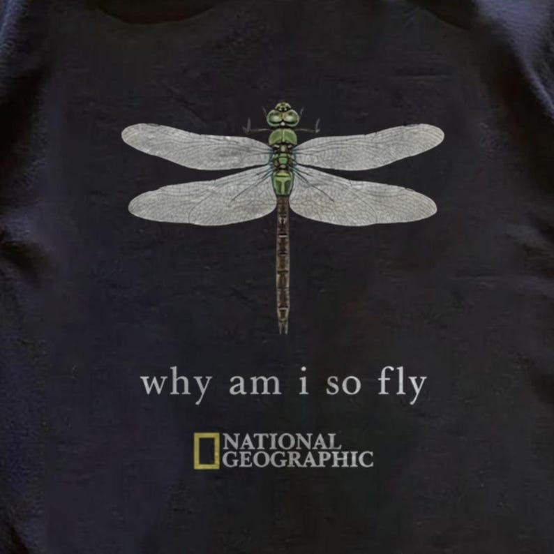 Vintage National Geographic “Why Am I So Fly” Tee