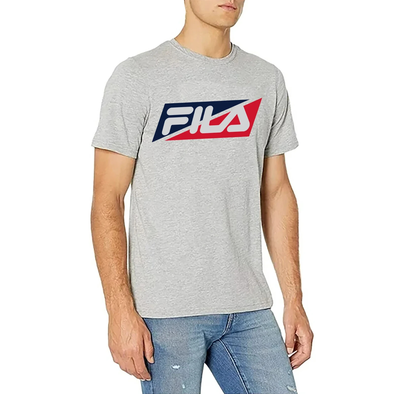 FILA GREY MEN’S S/S T-SHIRT SZ: 3XL 3X XXXL NWT