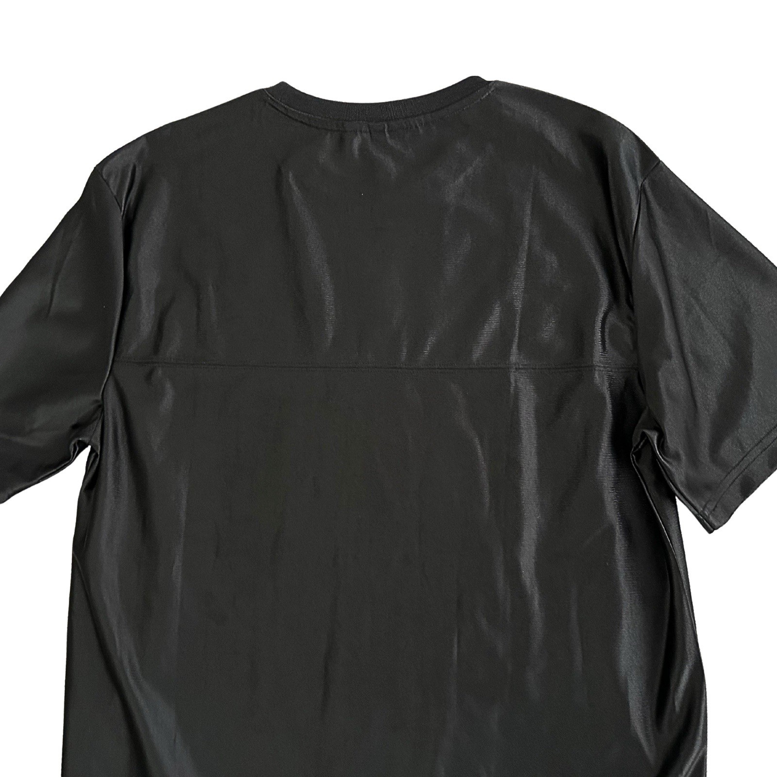 Soccer Jersey Style Shirt Mens Medium Black H&M Divided Short Sleeve Fashion Top