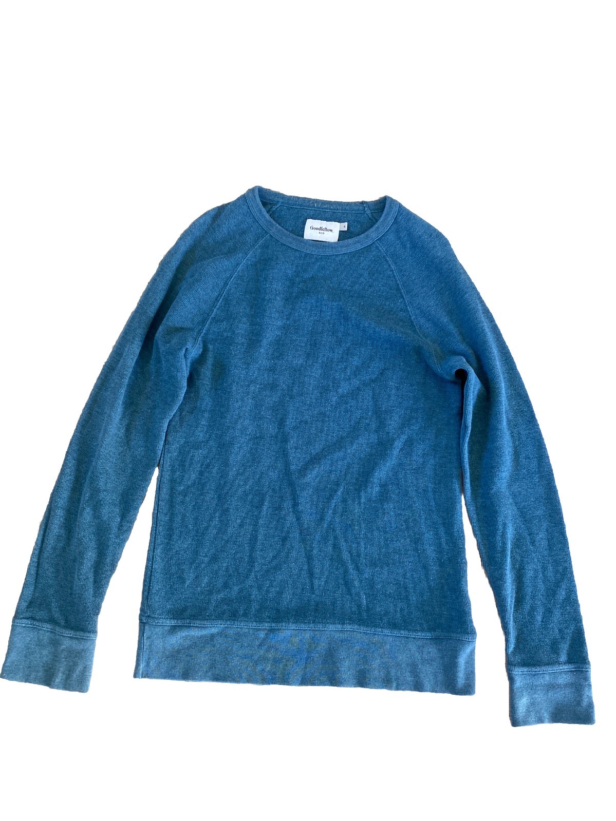 GOODFELLOW & CO Long Tee Size SMALL Men Solid Tee Round Neck Cotton