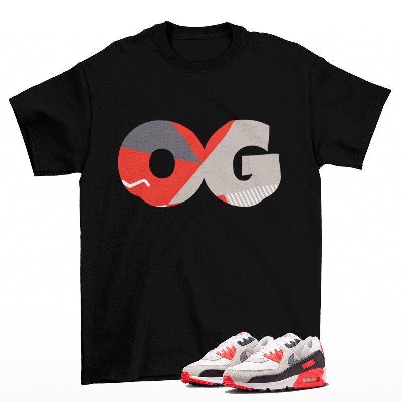 OG Sneaker Shirt Black to Match Max 90 Infrared IU1055-100