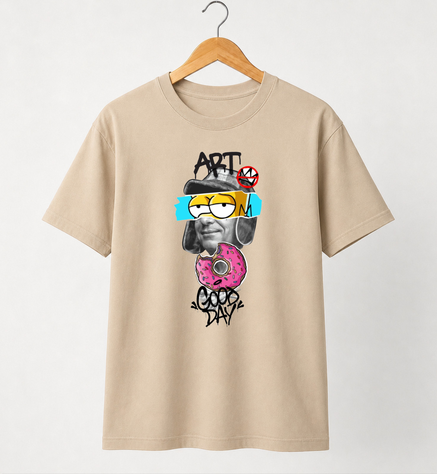 Cartoon Art Good Day Streetwear T-Shirt Men Women Unisex