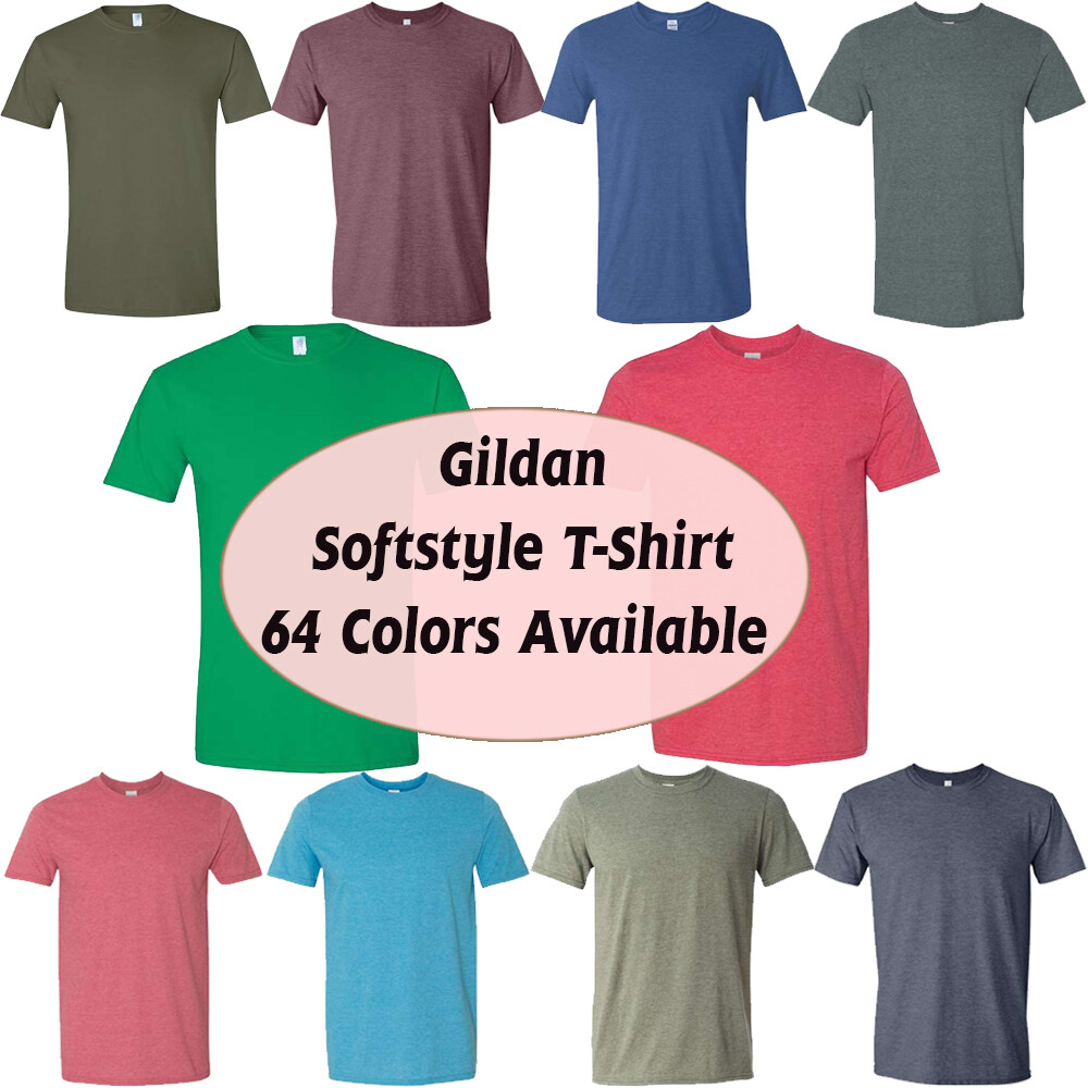 Gildan – Softstyle T-Shirt – 64000 Basic Unisex Classic Fit T-Shirt