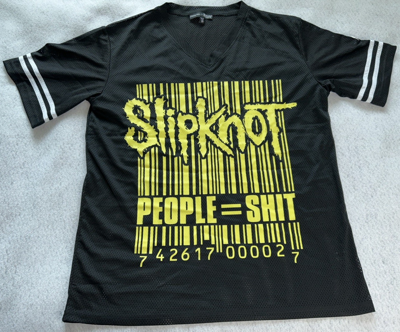Slipknot Barcode dolls kill Double Sided Mesh Jersey Size Small