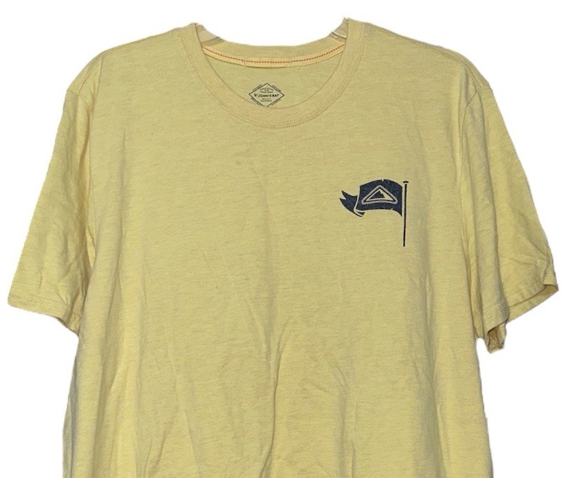 St. John’s Bay Outdoor SOFT T-Shirt Mens Large Gold Heather Mountain New