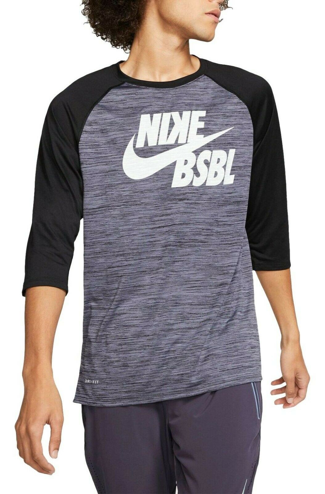 Nike Men’s Baseball Velocity Legend 3/4 Sleeve Baseball Shirt Size Medium BQ9767