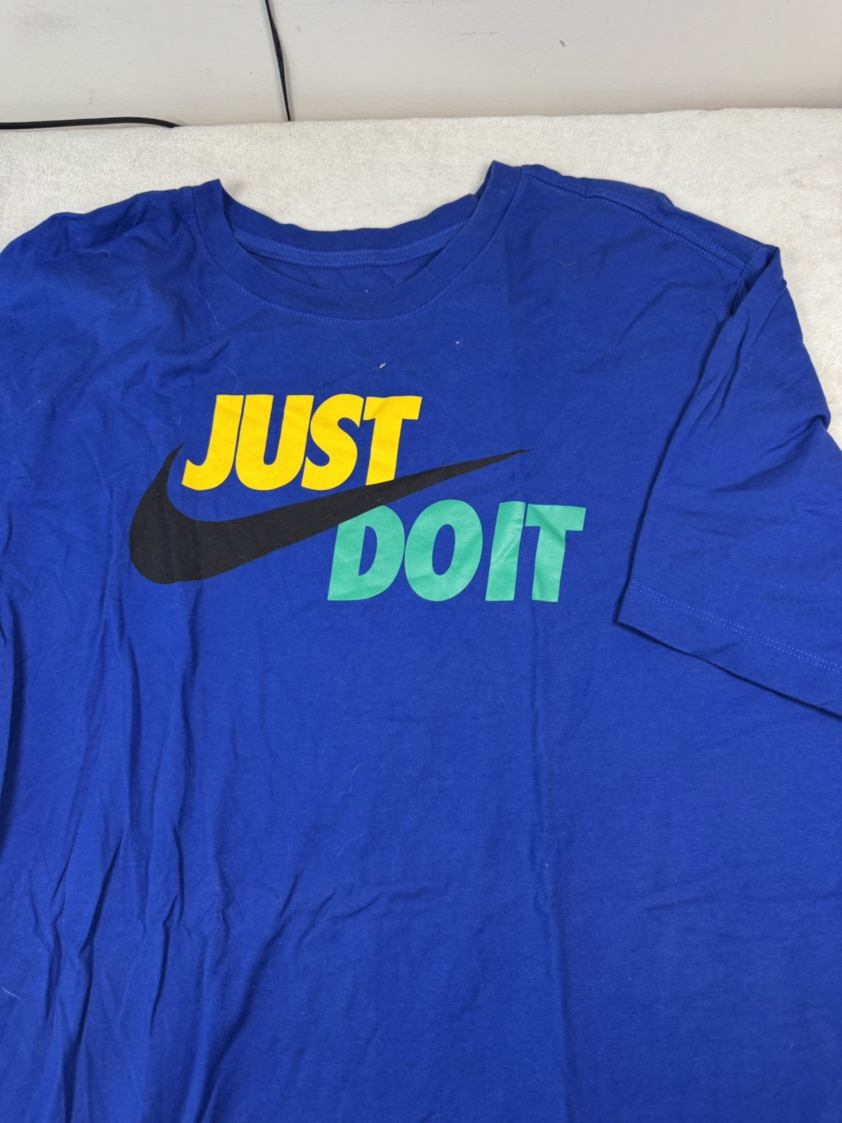 Nike That Swoosh Life T Shirt Mens XL Red White Graphic Athletic Tee