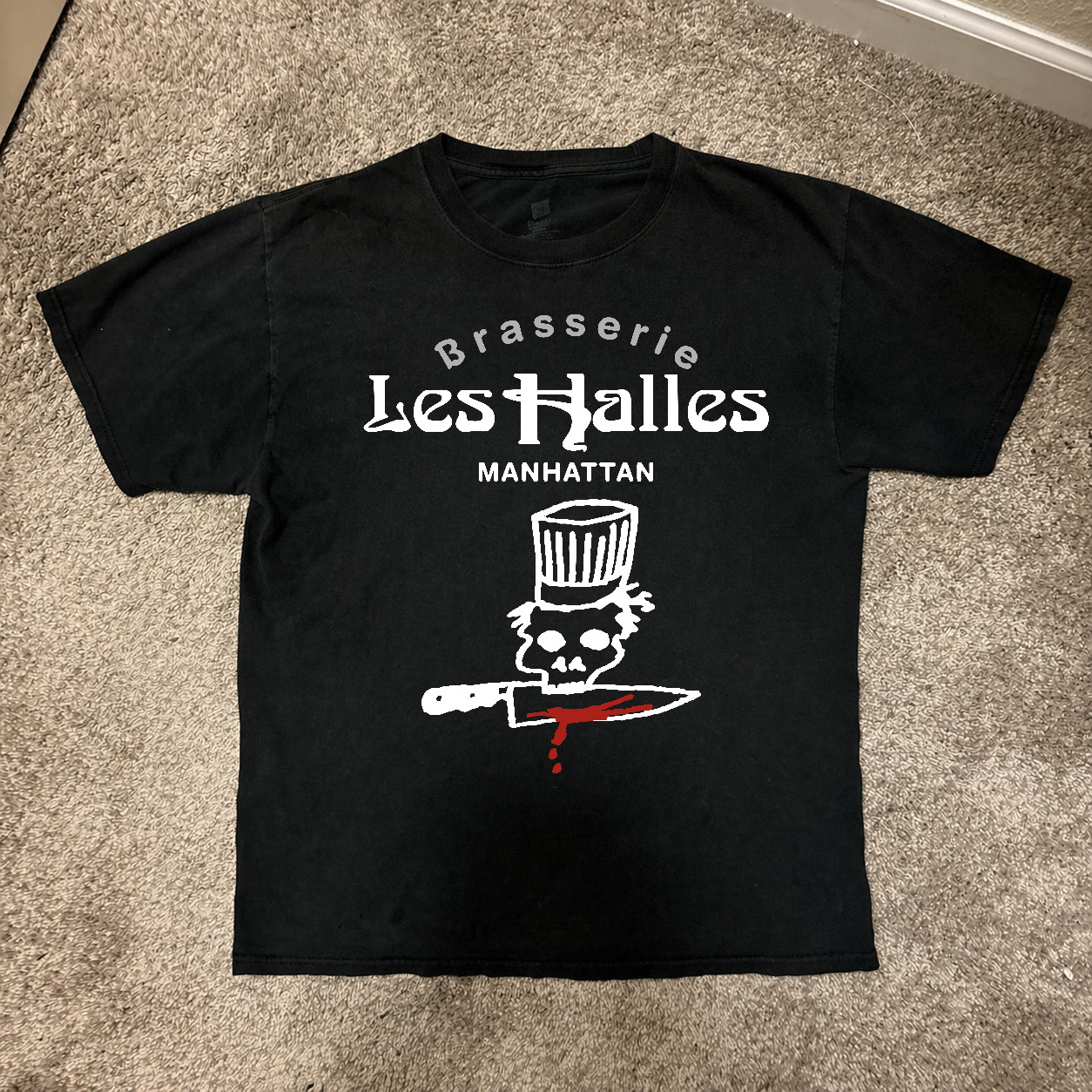 Brasserie Les Halles Anthony Bourdain Manhattan Unisex T-Shirt, Sizes S–5XL