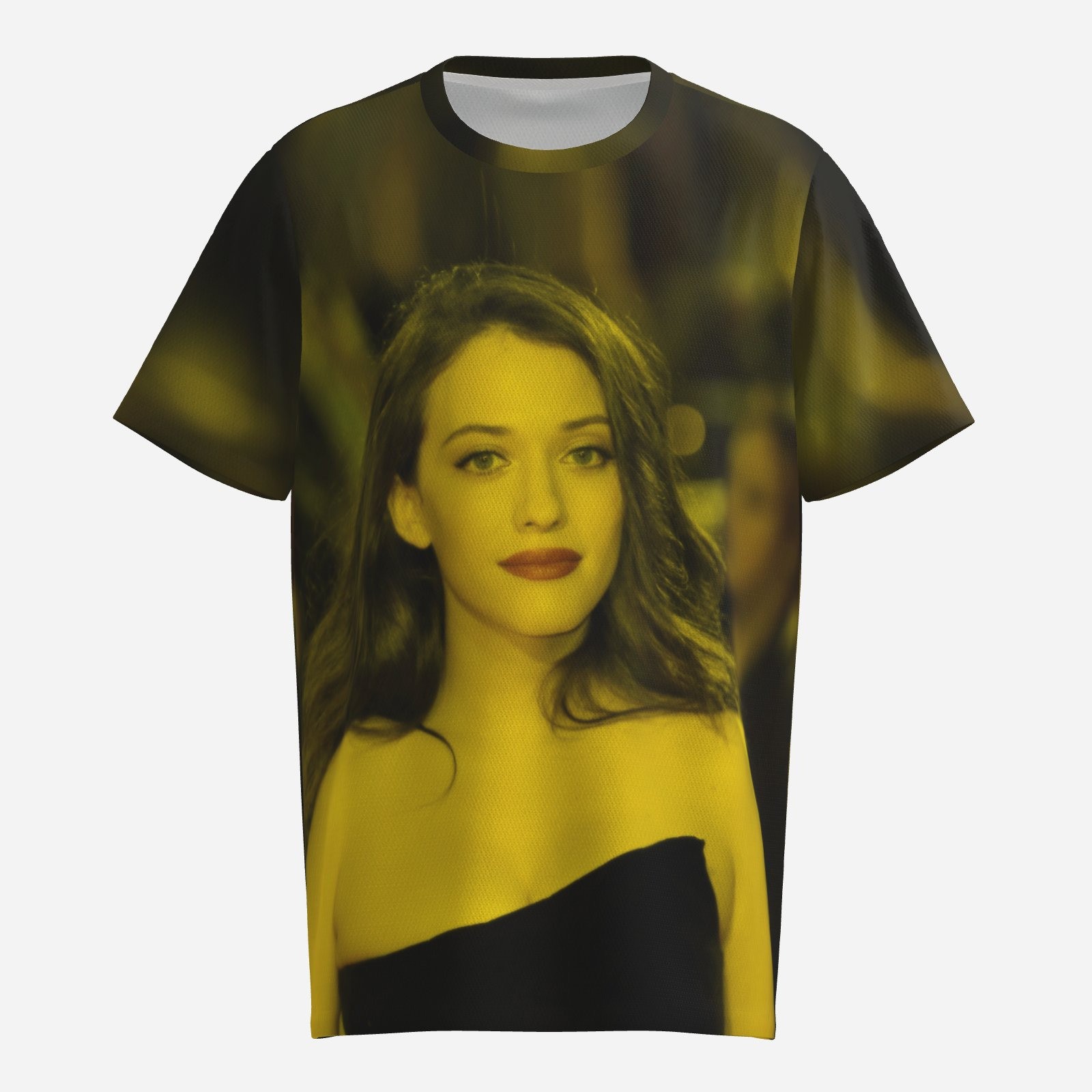 Kat Dennings All over Luxurious Fashion T Shirt, Celebslover Fashion Brand
