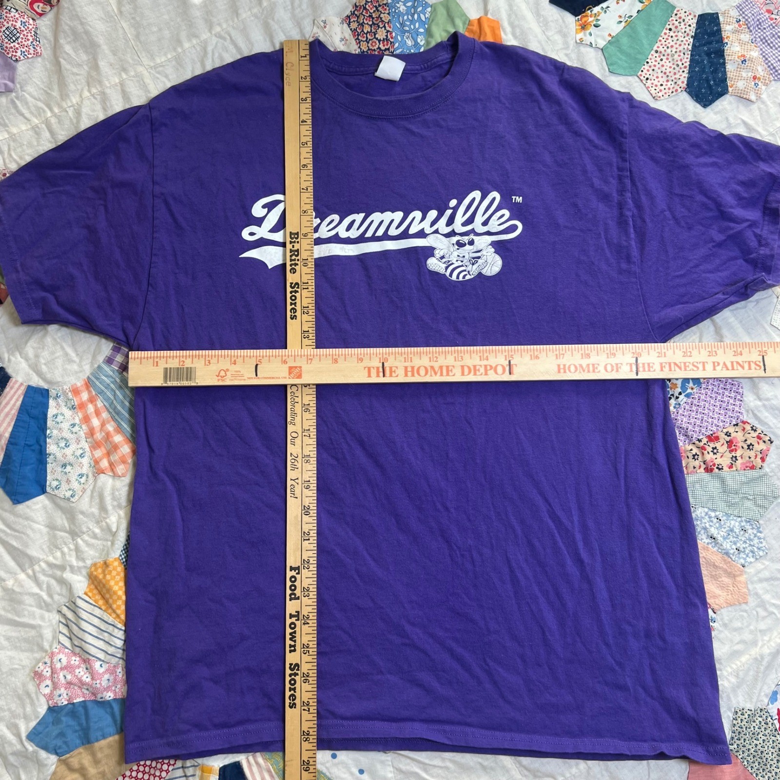 Dreamville Records Purple Graphic T-Shirt XL J Cole Basketball Hornet Hanes