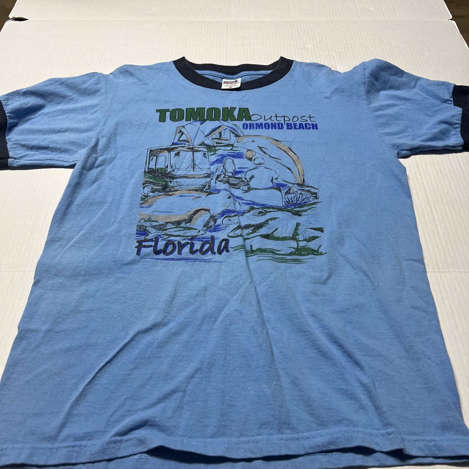 Anvil Tomika Outpost Ormond Beach T-shirt Size M