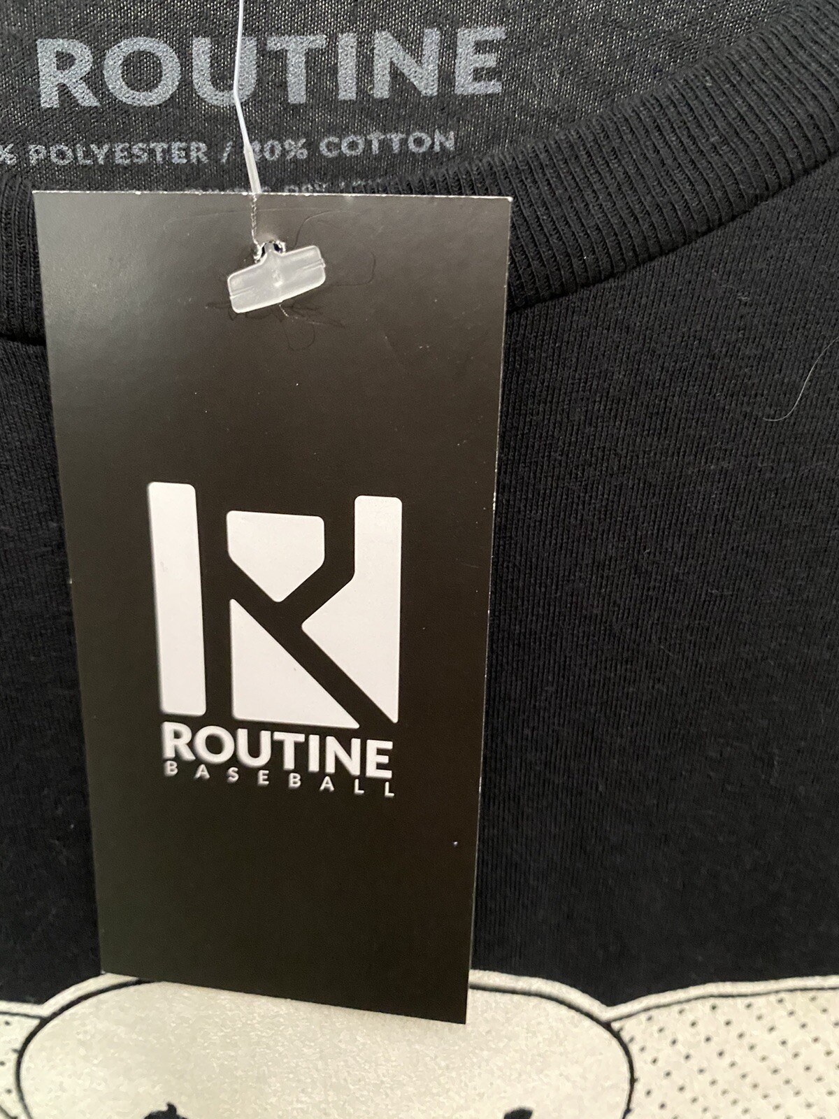 routine baseball New t Shirt Size m