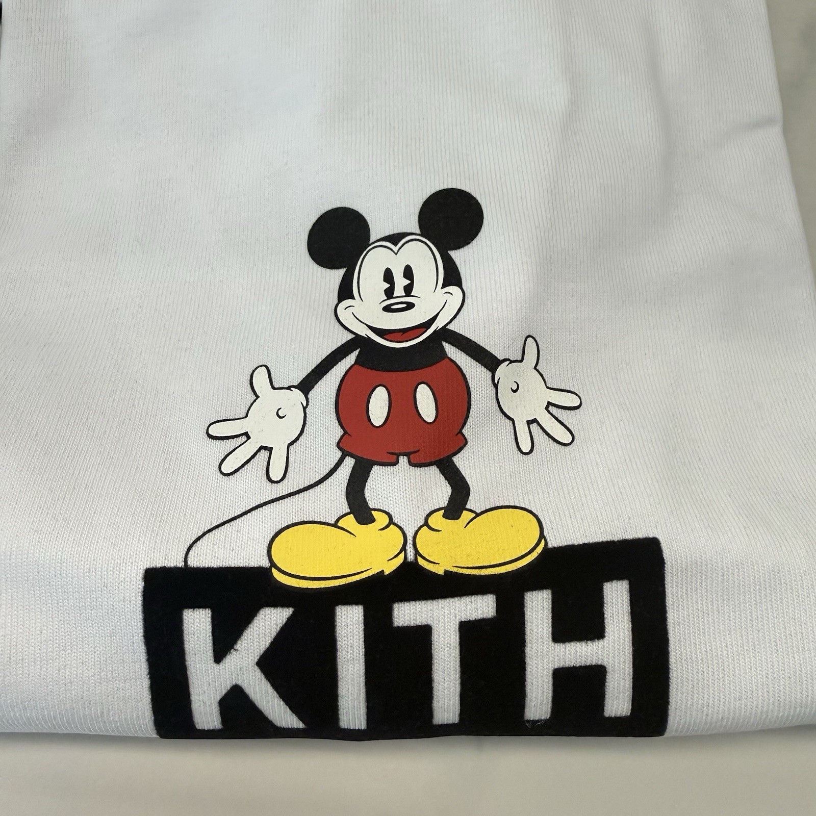 Kith x Disney 30s Mickey Standing Classic Logo L/S Tee Rare NEW XS
