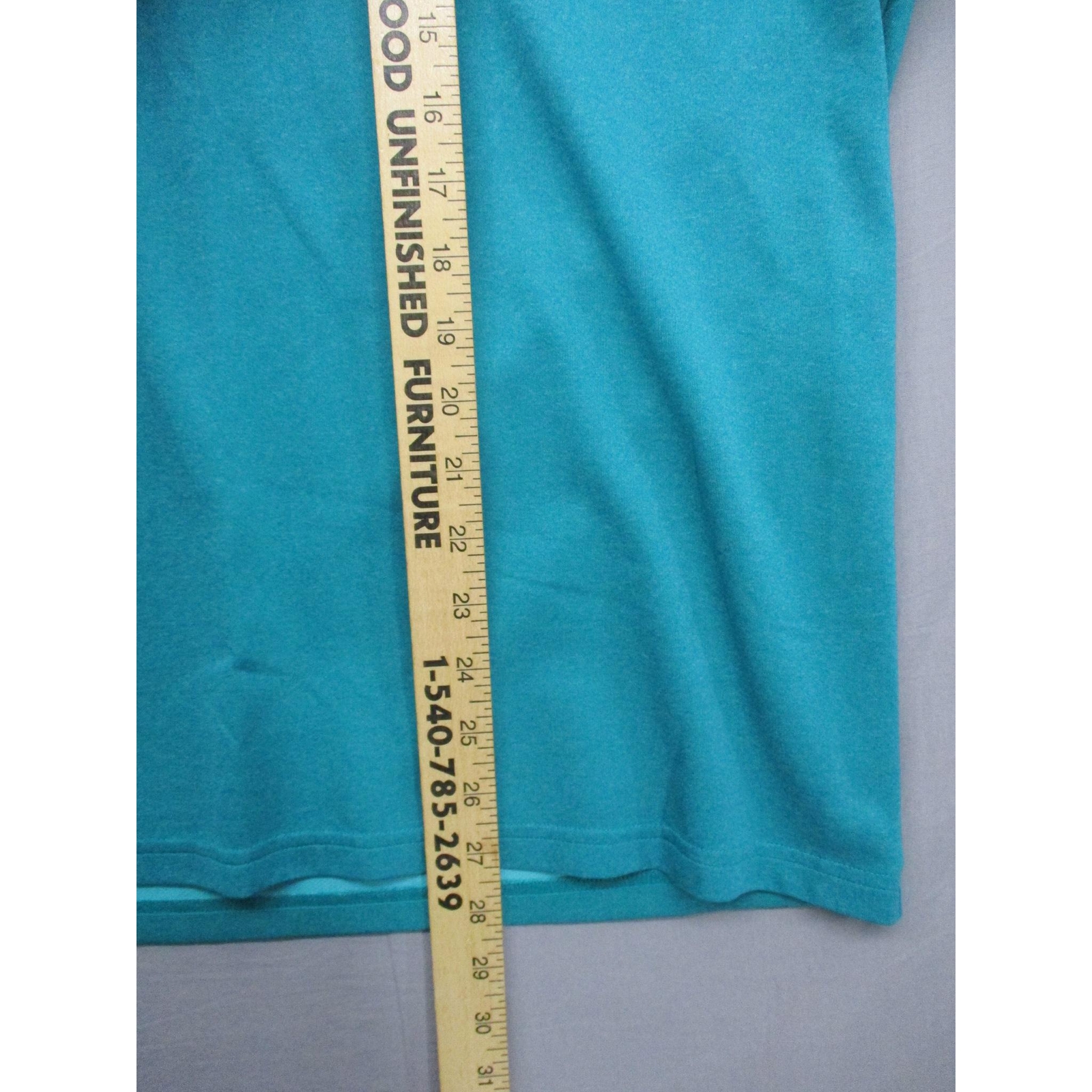Adidas Teal Classic Athletic T-Shirt Climalite Mens Size Medium