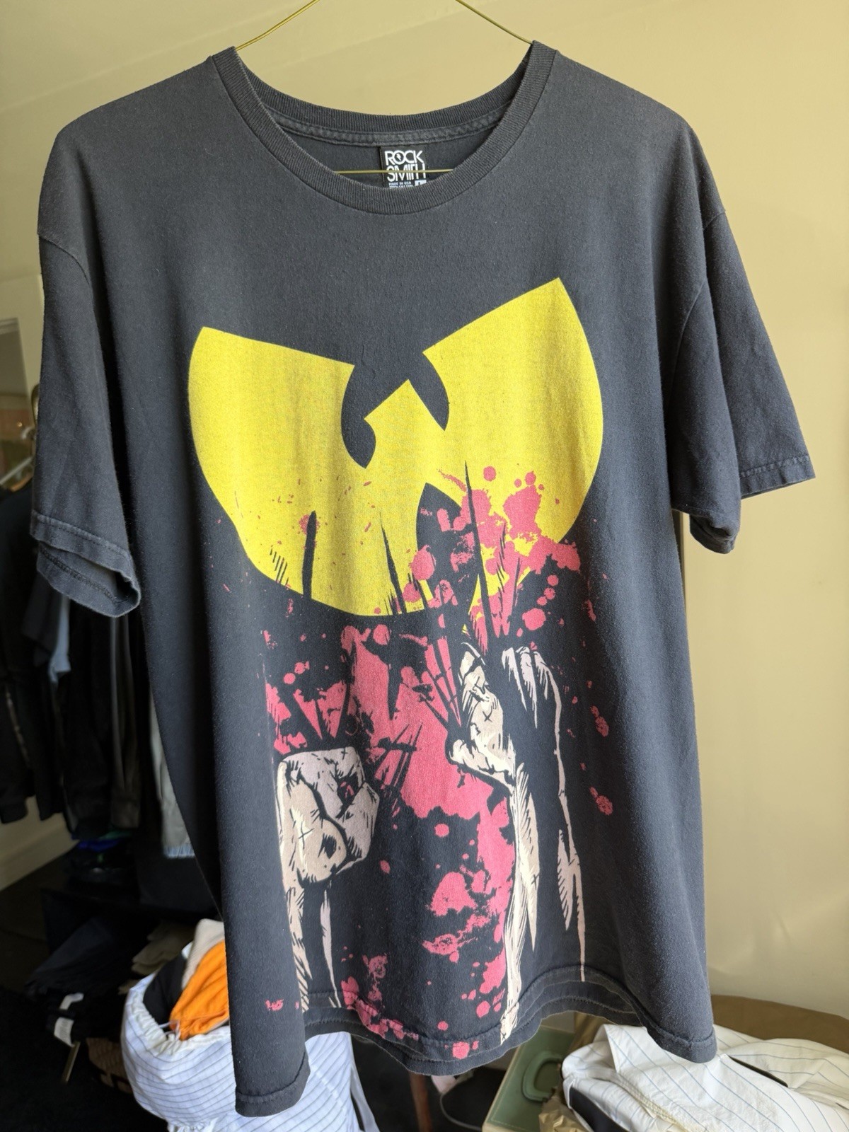 Wu-Tang Brand Limited T Shirt Rocksmith Collab Be Street Size L