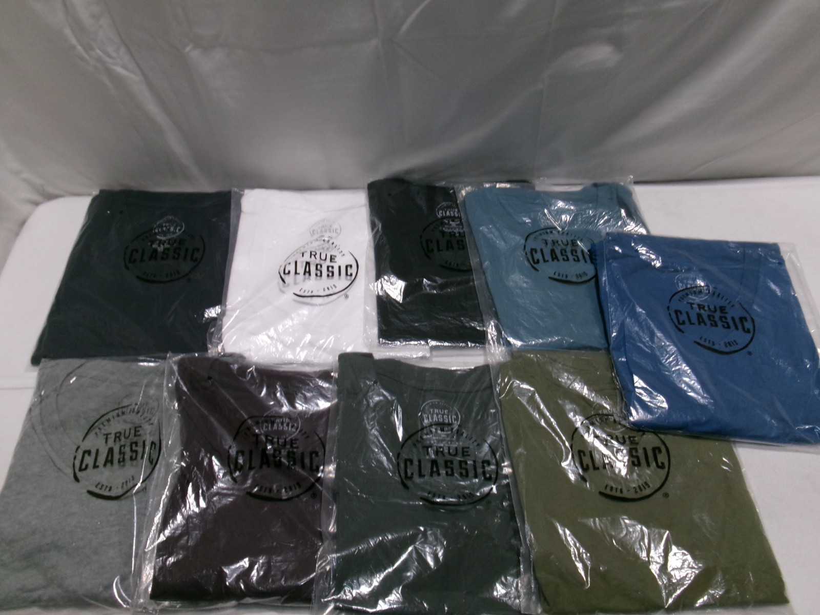 True Classic Crew Neck Short Sleeve Tees Assorted Sizes & Colors