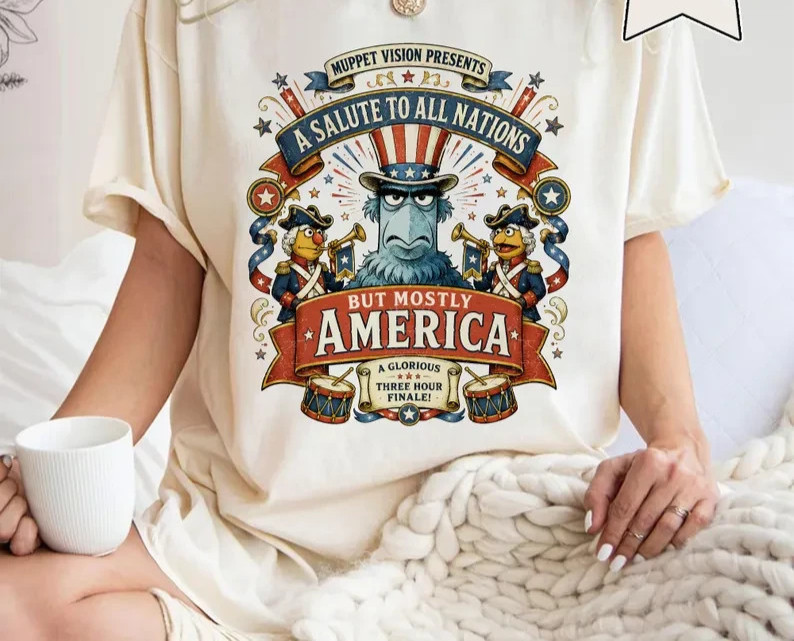 Vintage Retro A Salute To All Nations But Mostly Muppets Shirt