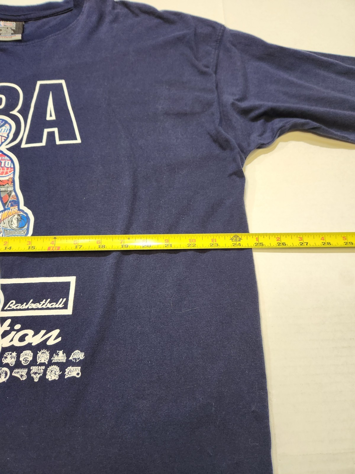 NBA All Teams UNK Official Product Lounge Wear Long Sleeve Blue T-Shirt XL