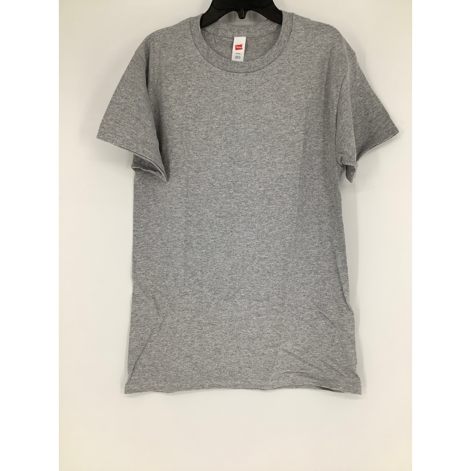 Hanes Essentials Men’s S 6-Pack Light Steel Cotton Short Sleeve T-Shirts G13-18