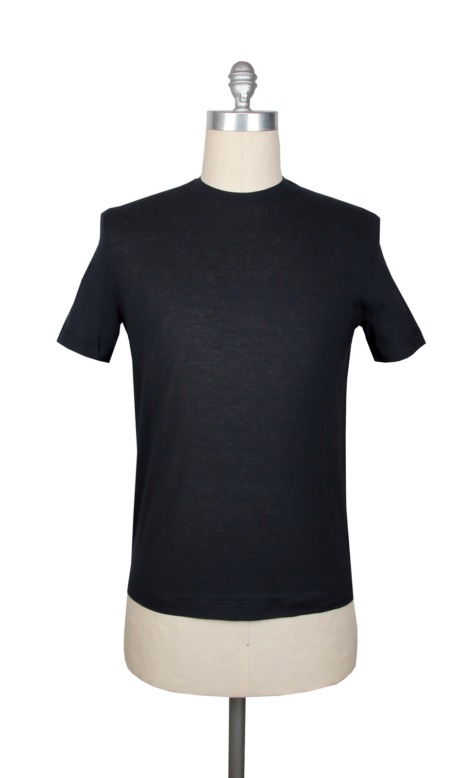 Kired Black Solid Crewneck Cotton T-Shirt – Extra Slim – (KR613231)