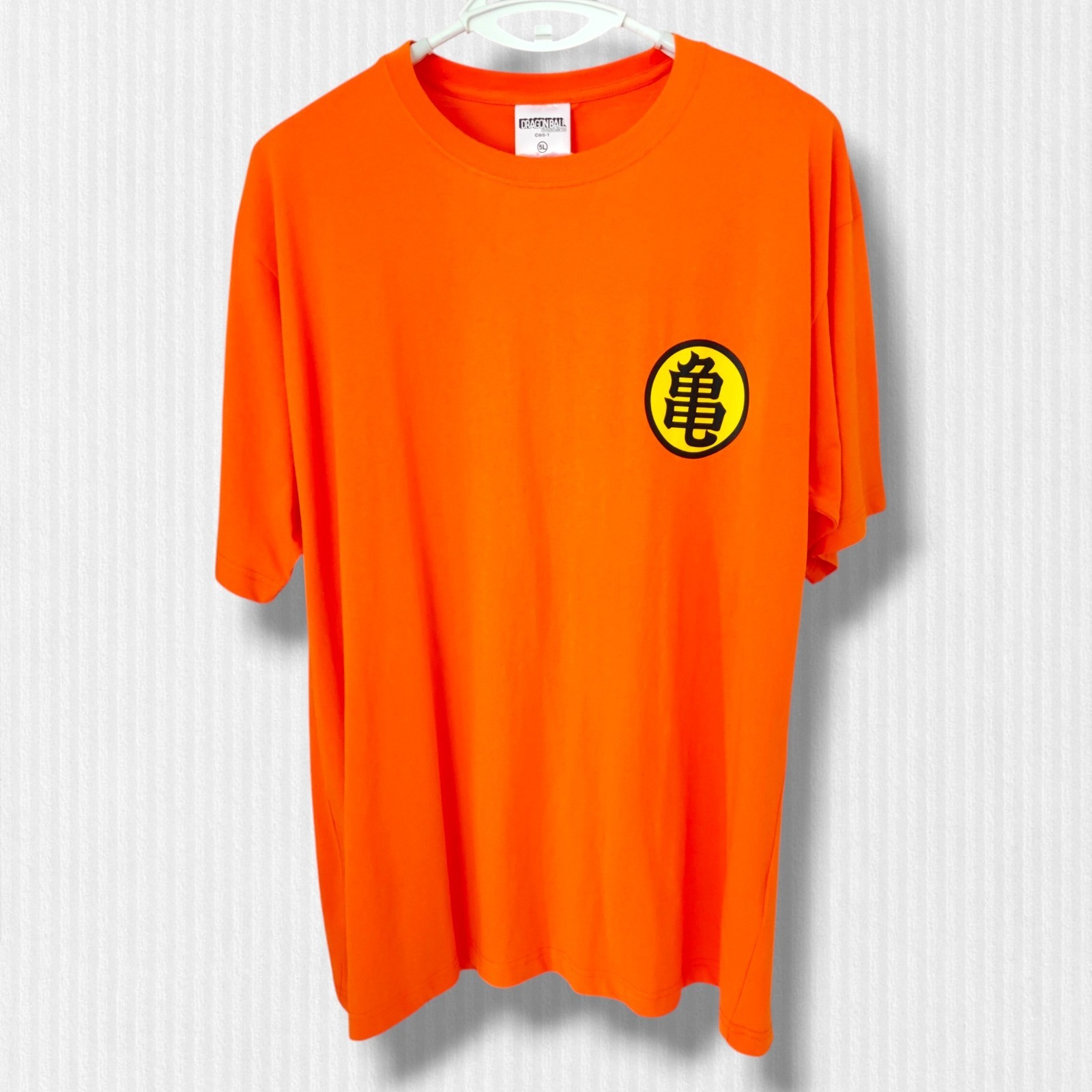Dragon Ball Z Kame School Symbol T-Shirt Orange Gildan Heavy Cotton 5L Plus Size