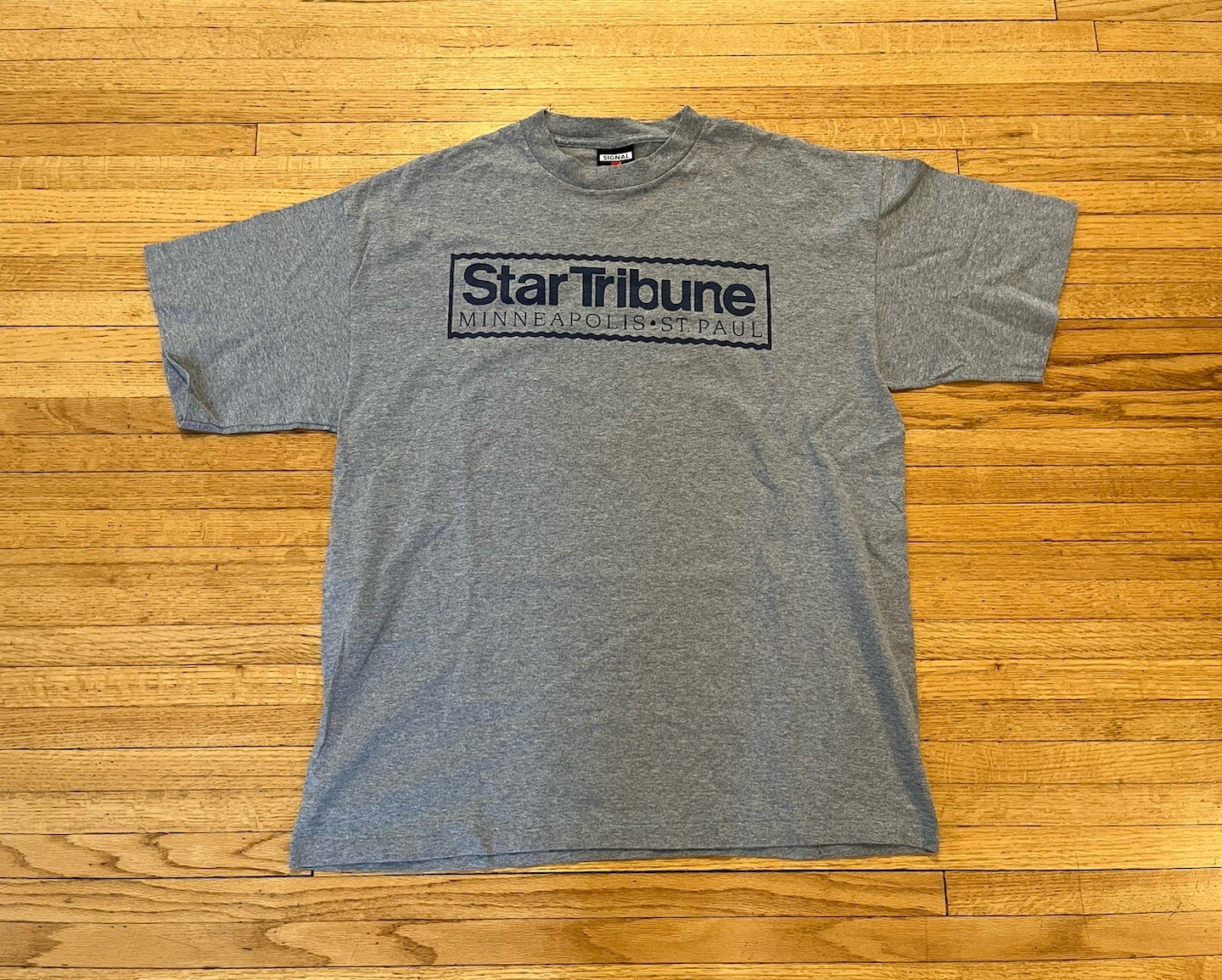 VTG 90’s Signal Sport Single Stitch Star Tribune Minneapolis Mens XL Newspaper