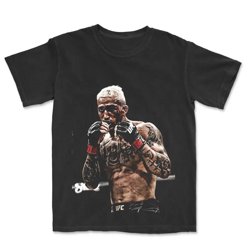 COMBATWEAR Charles Oliveira UFC Graphic T-Shirt, Unisex Boxing Shirt, UFC Shirt