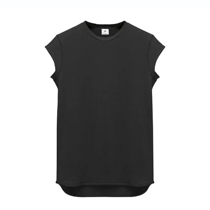 Plain Mens Workout Muscle Clothing Gym Bodybuilding Fitness Sport T-shirt Cotton