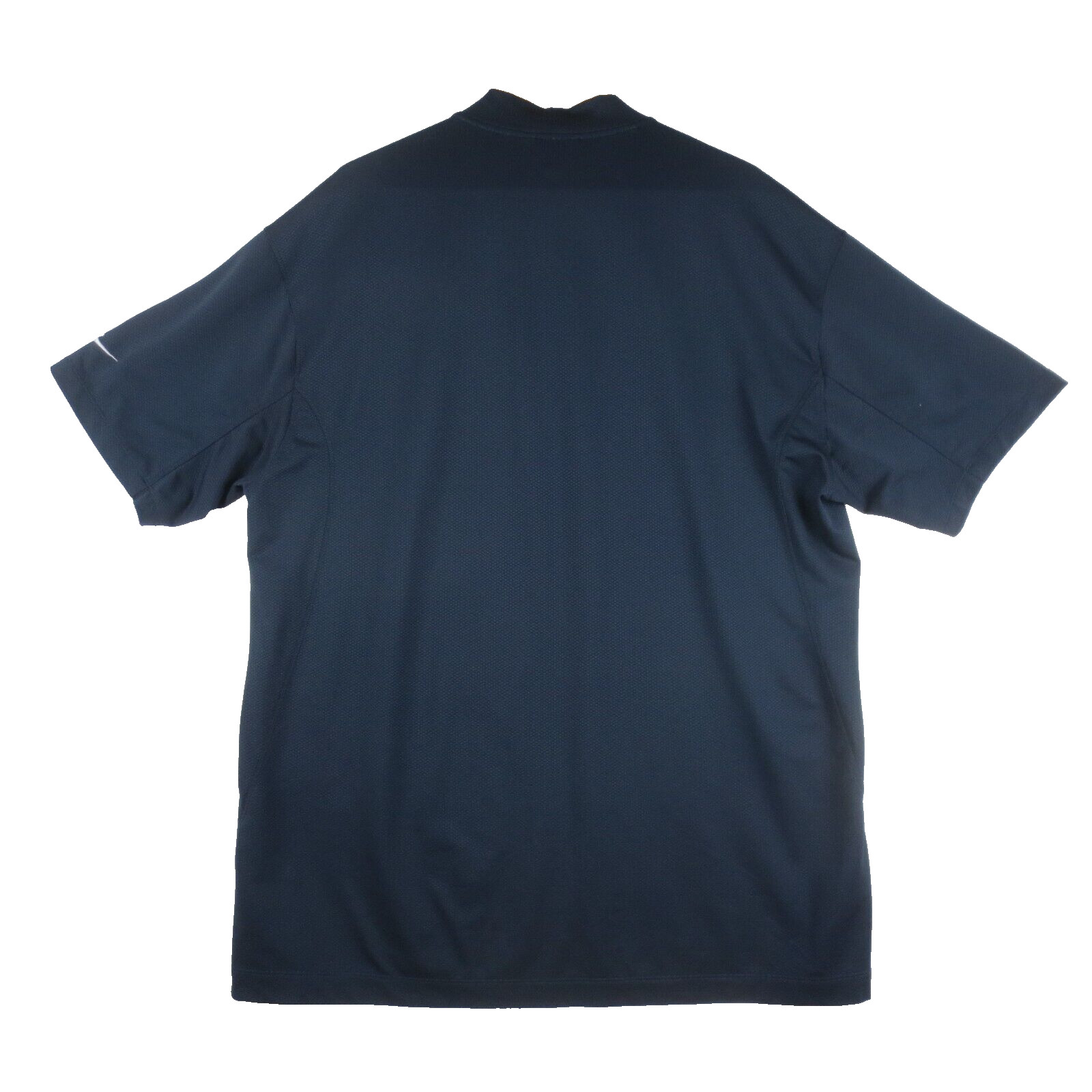 Nike Golf T Shirt Mens XL Blue Short Sleeve High Neck Stretch Casual Outdoors