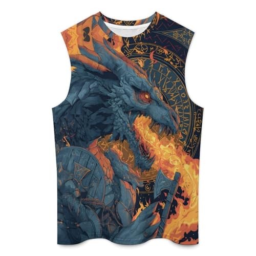 Warrior Graphic Vacation 3D Tank Top