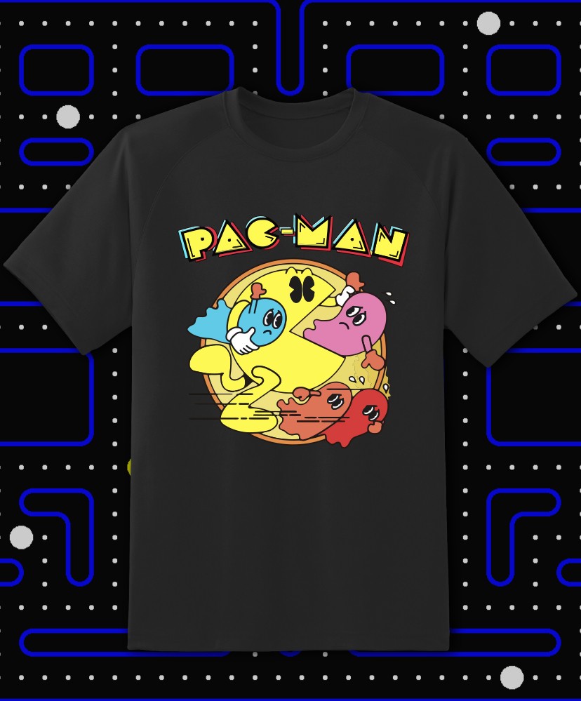 Pac Man Retro 80’s Shirt Adult & Youth sizes! Fast Ship!