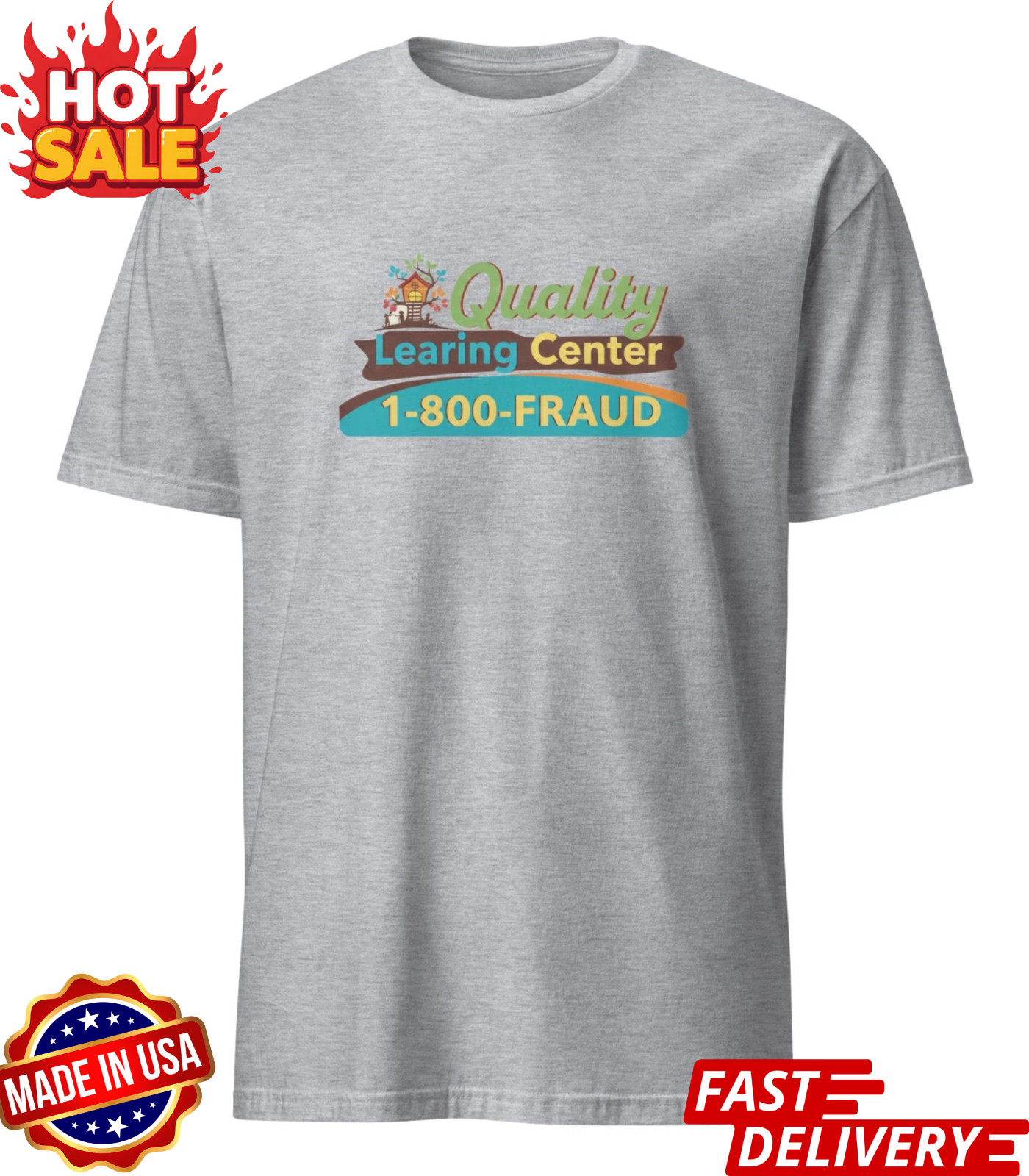 Quality “Learning” Center 1-800 – Minnesota Child Care Fraud Tee T-shirt Funny
