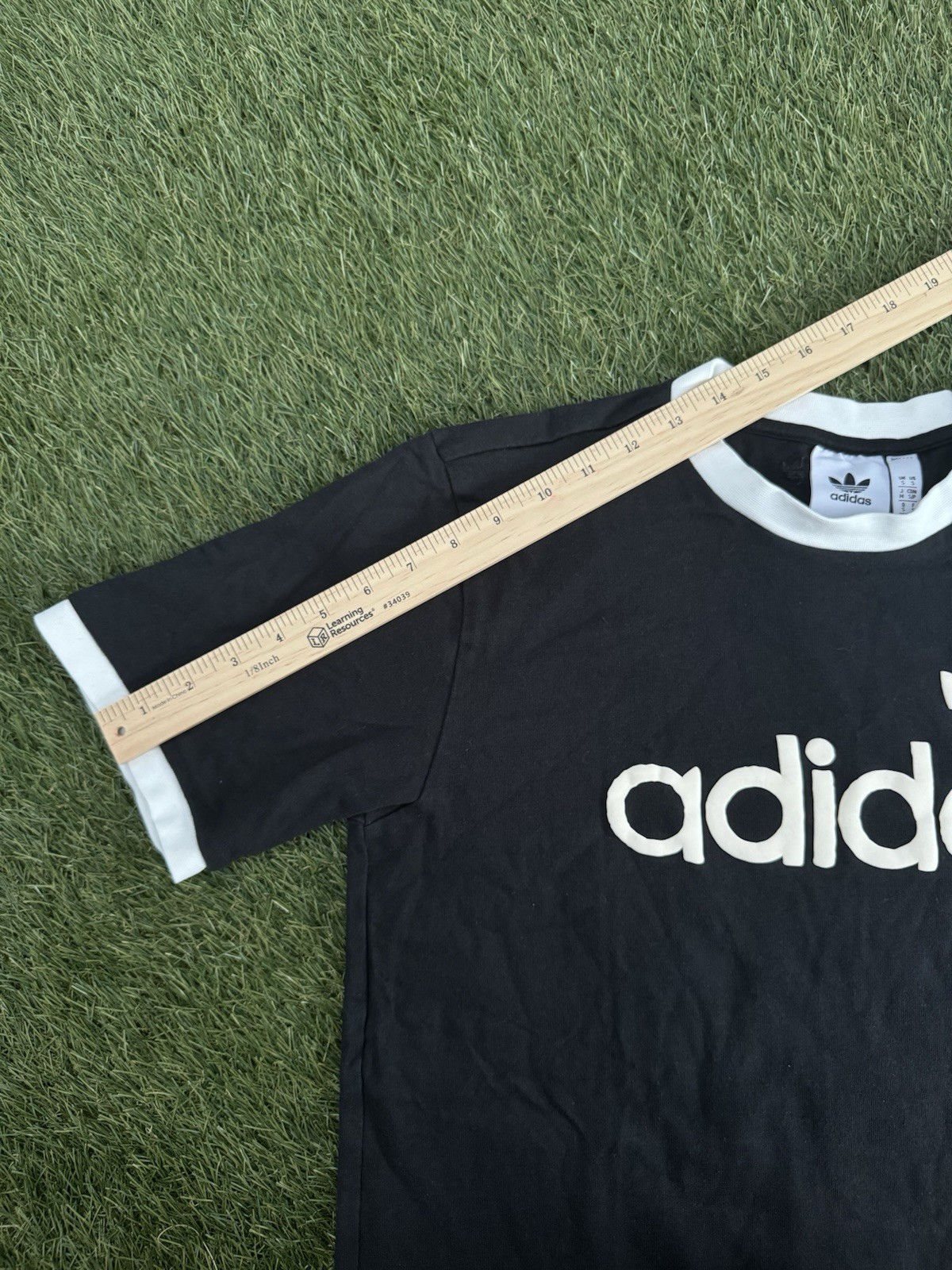 Adidas Trefoil Ringer Tee Shirt Men’s Size Small