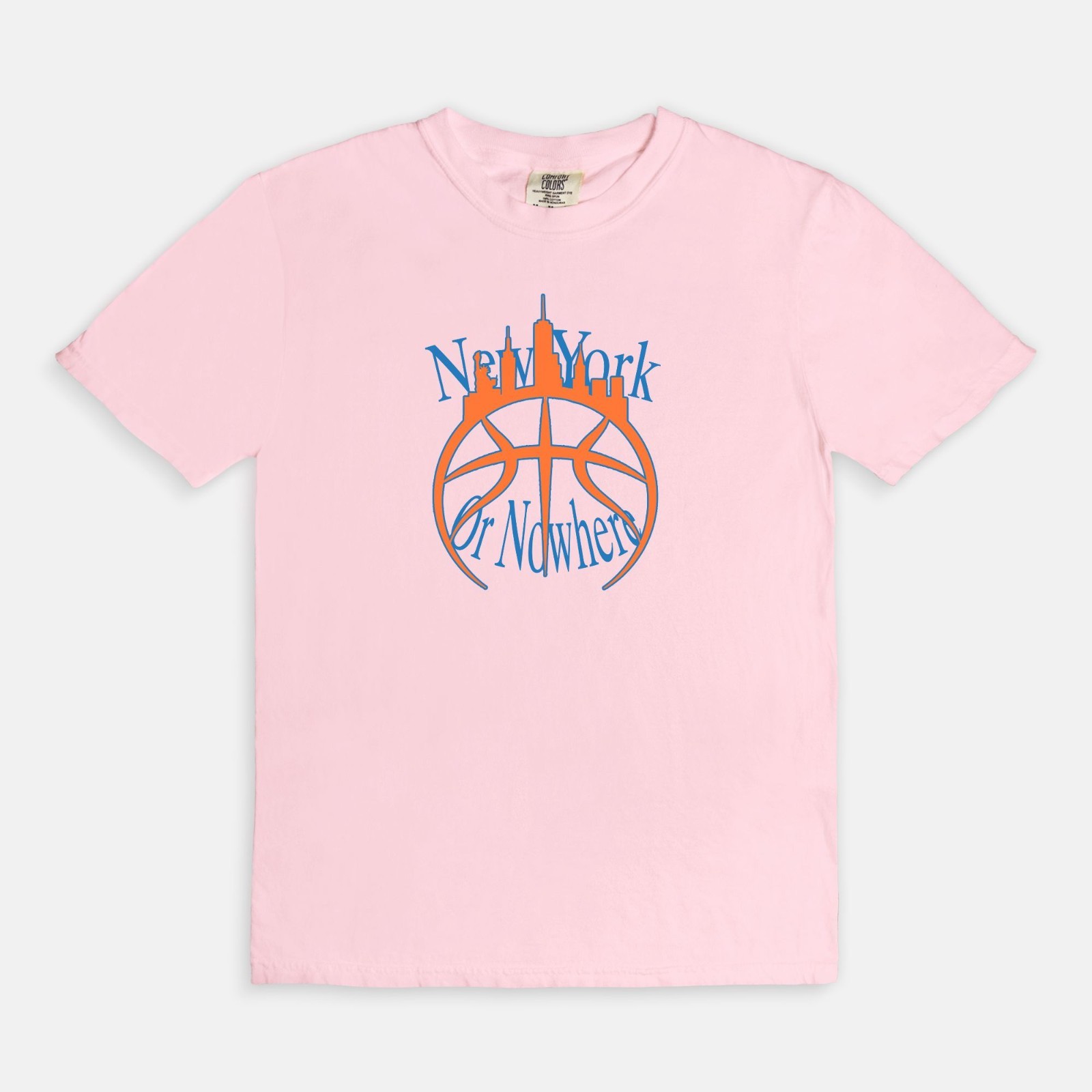 New York Or Nowhere Knicks Basketball T-Shirt Size S-4XL