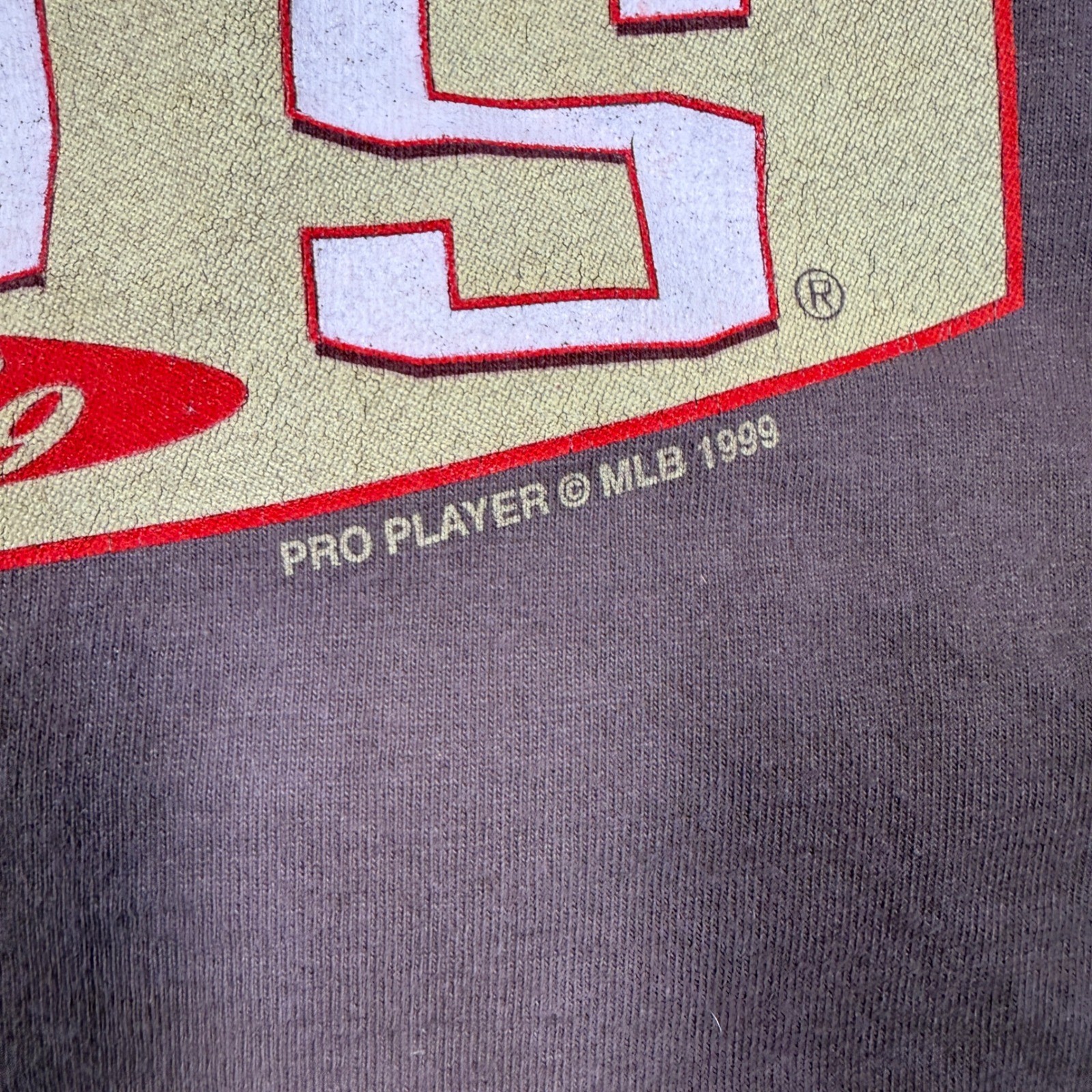 Vintage 1999 Pro Player Cincinnati Reds Baseball Graphic Tee Mens Large 90s MLB