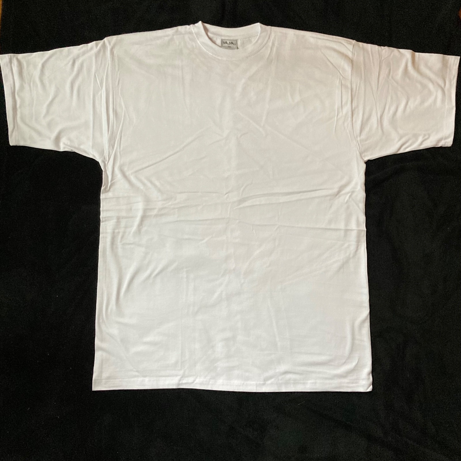 MEN’S 3XL T SHIRT WHITE 100% COTTON SUPER HEAVYWEIGHT 13oz. CREW NECK