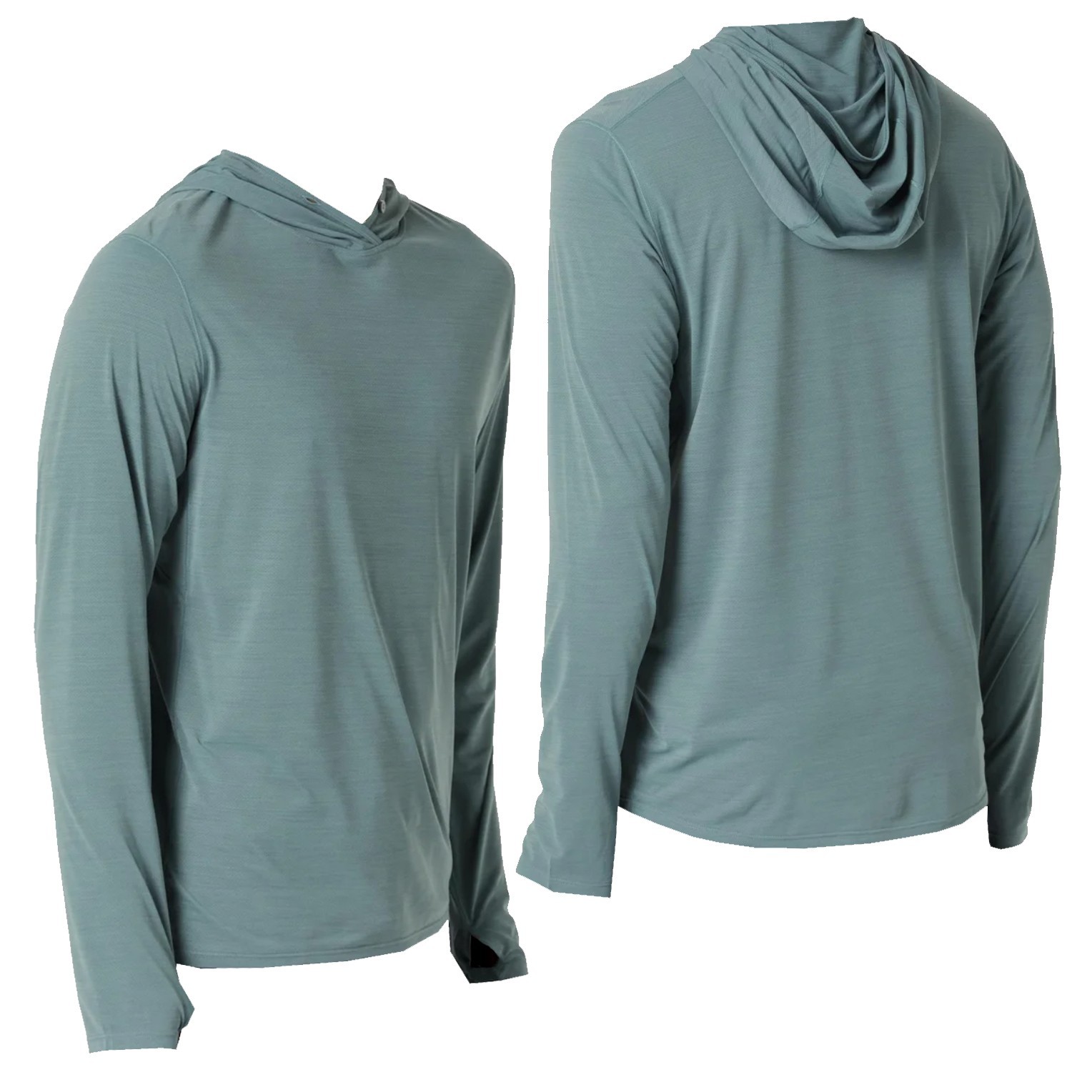 Patagonia Mens Capilene Cool Ultra Hoody L/S T-shirt -Blue Sage/Light Blue X-Dye